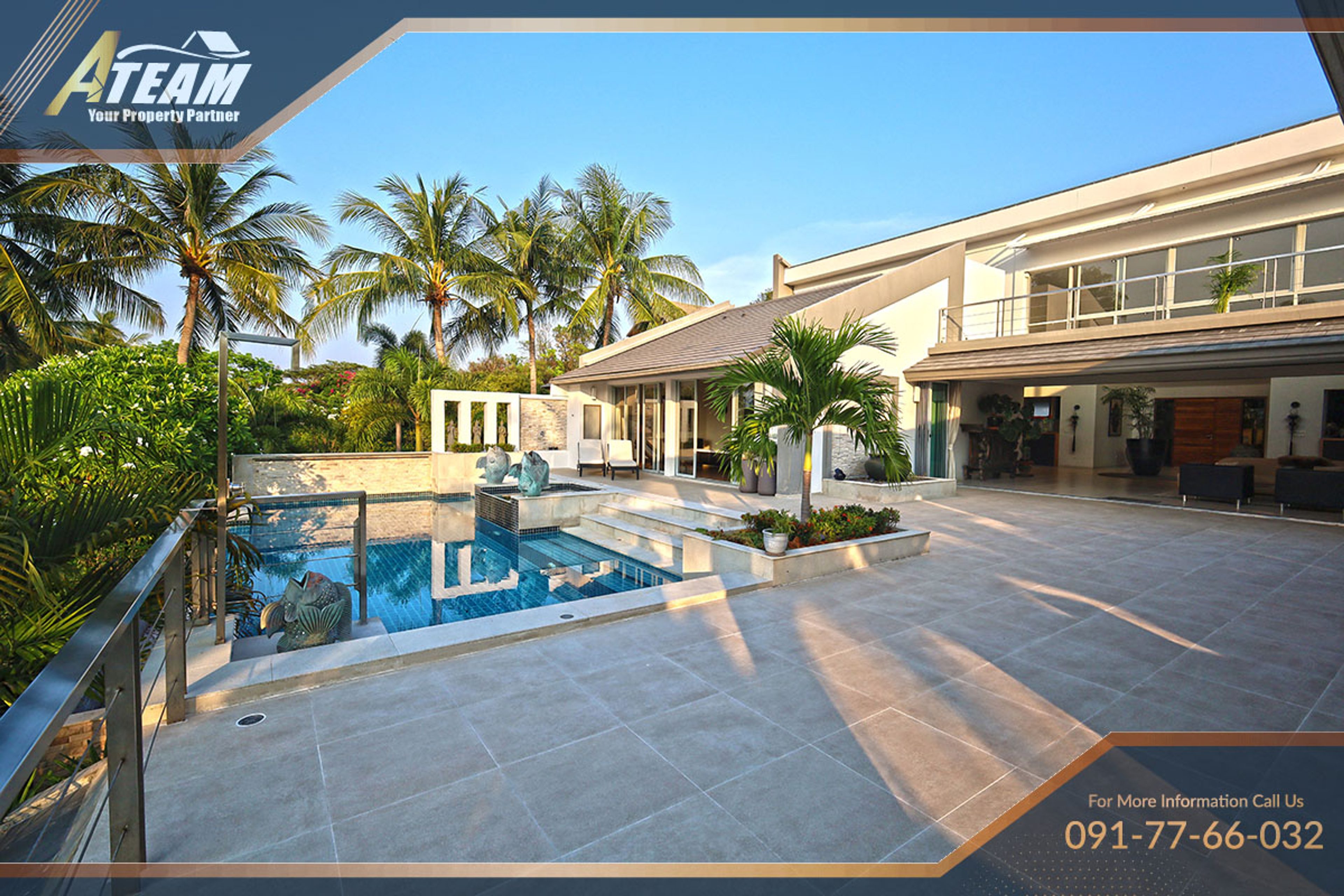 Unique Design  5 Bedroom Villa with stunning  golf view at Palm Hills thumbnail 86