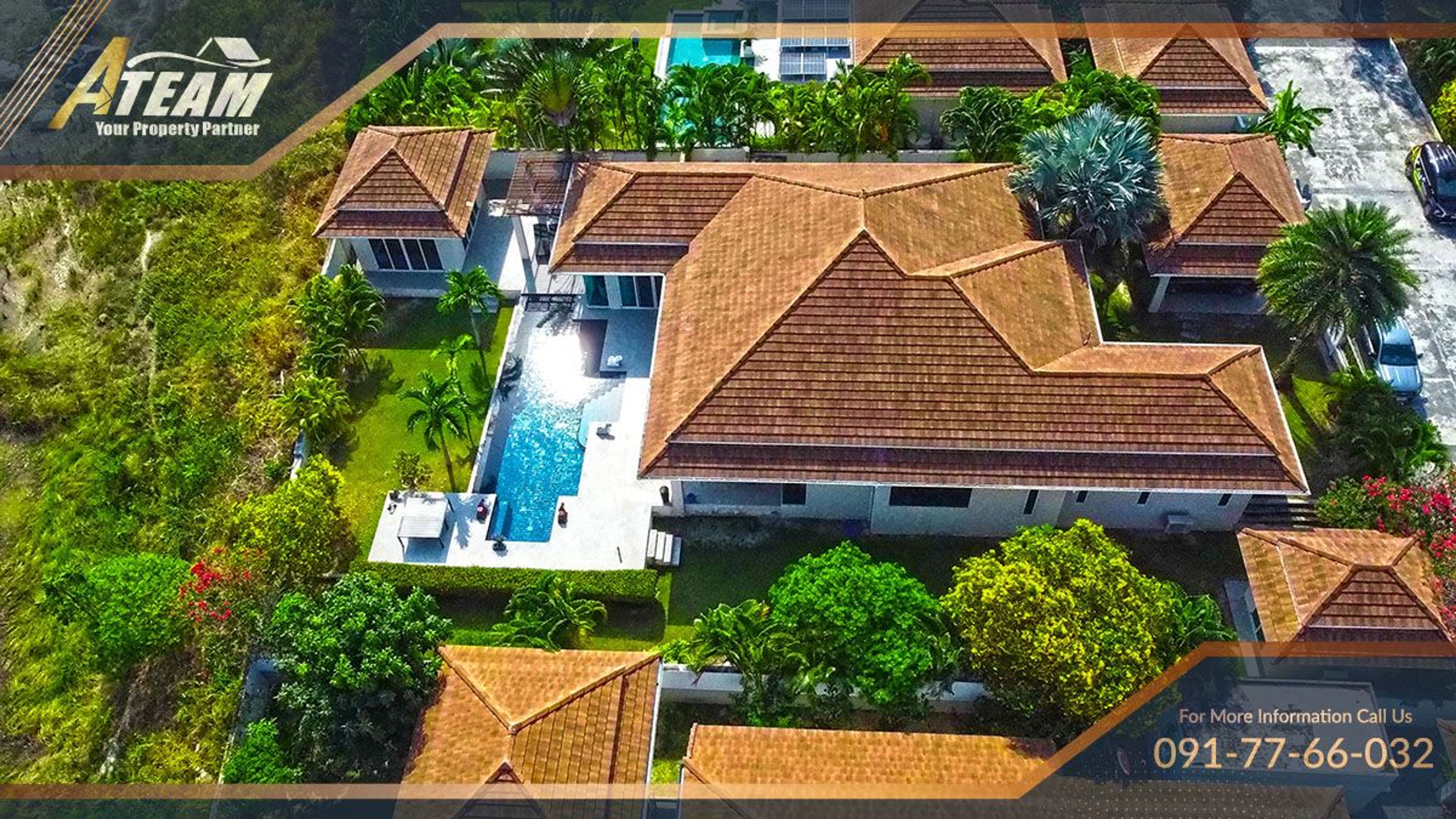 380 sqm, 3 Bedroom 3 Bathroom Poolvilla at Red Mountain Waterside, Hua thumbnail 4
