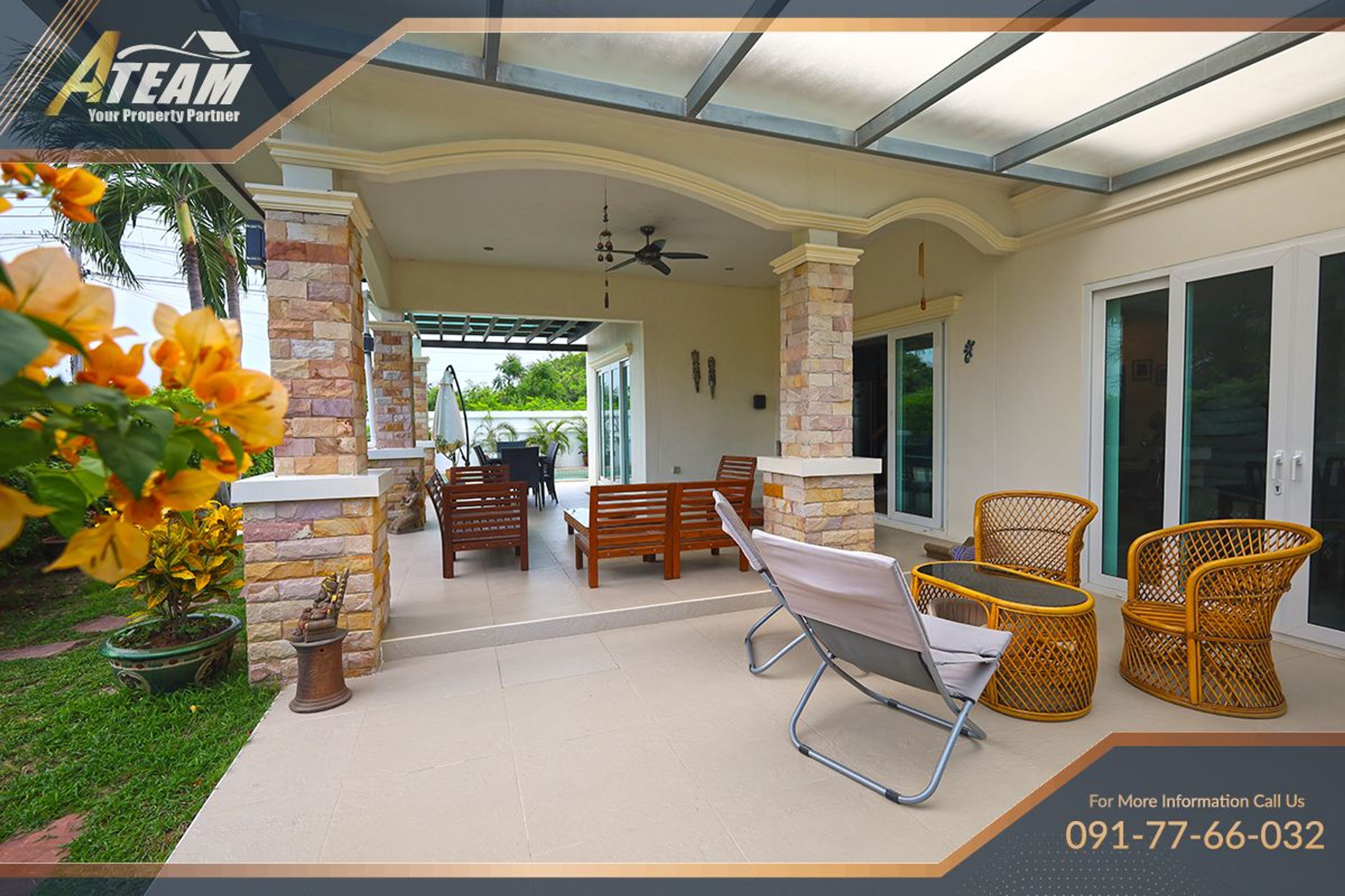 Corner 3-Bedroom Pool Villa for Sale – Orchid Paradise Homes, Hua Hin thumbnail 4