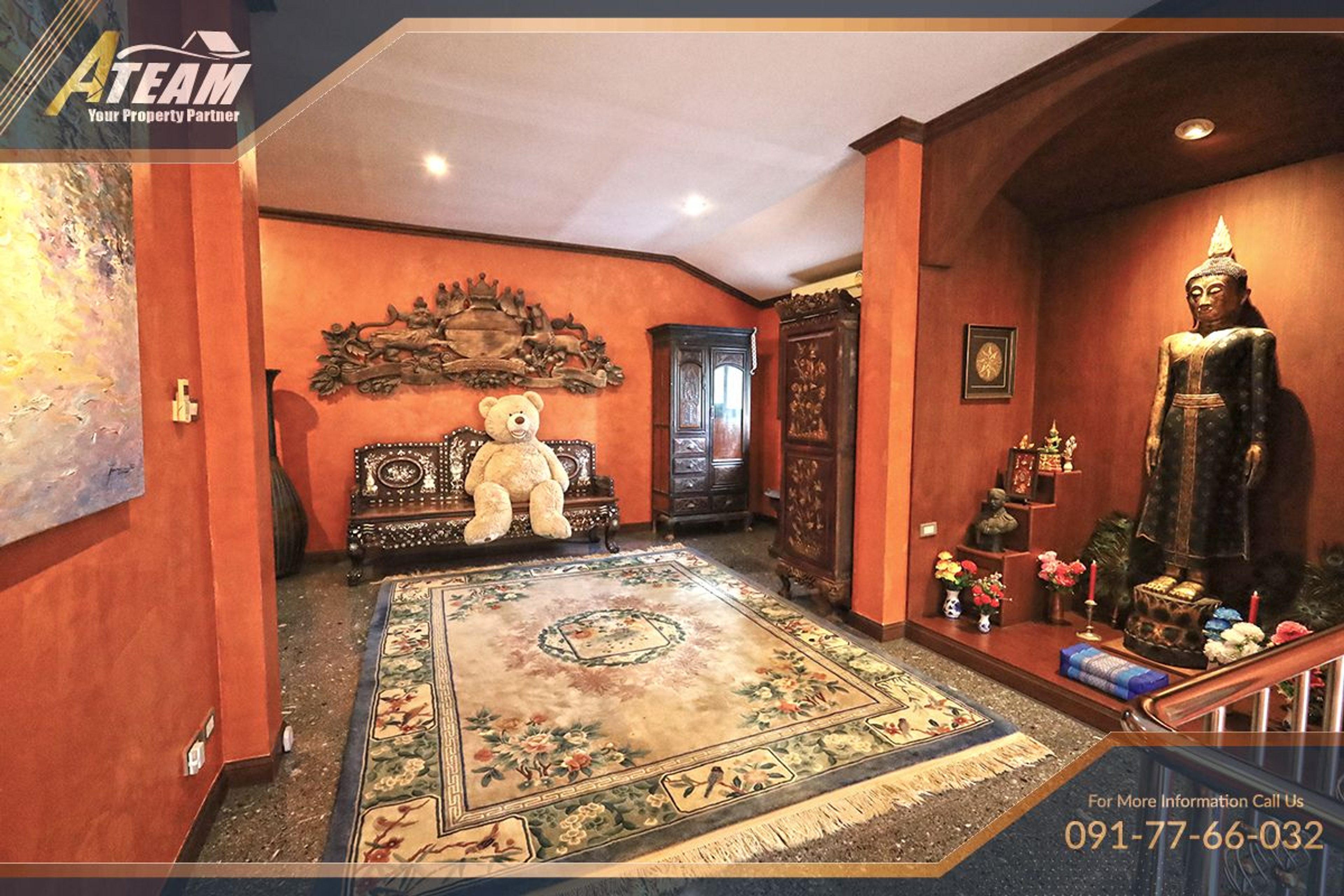 Unique Mansion on 1 Rai with incredible tropical  garden thumbnail 23