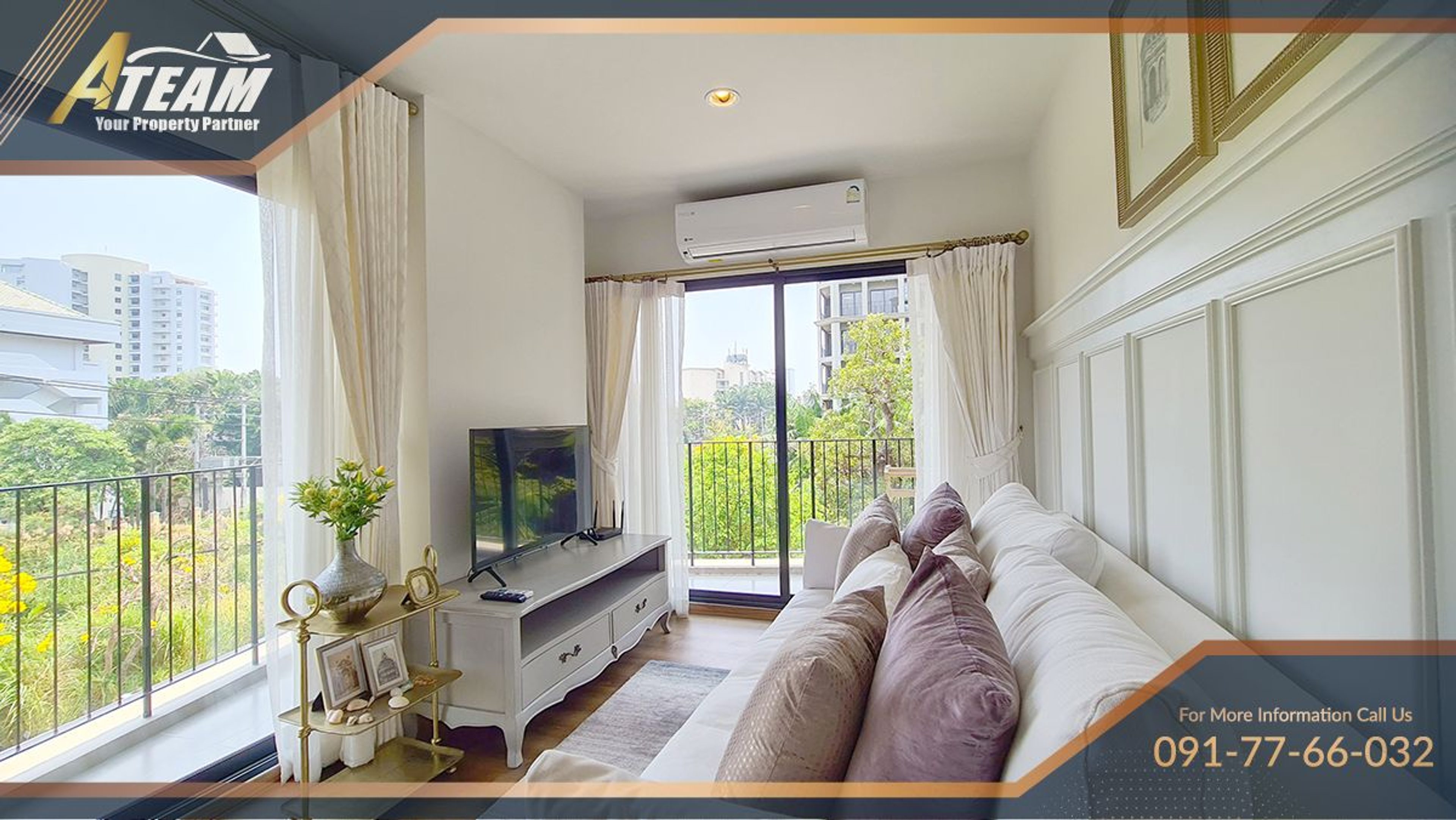 Apartment / Condo For Rent - - 2 Bedrooms - 2 Bathrooms - Price ฿42,00