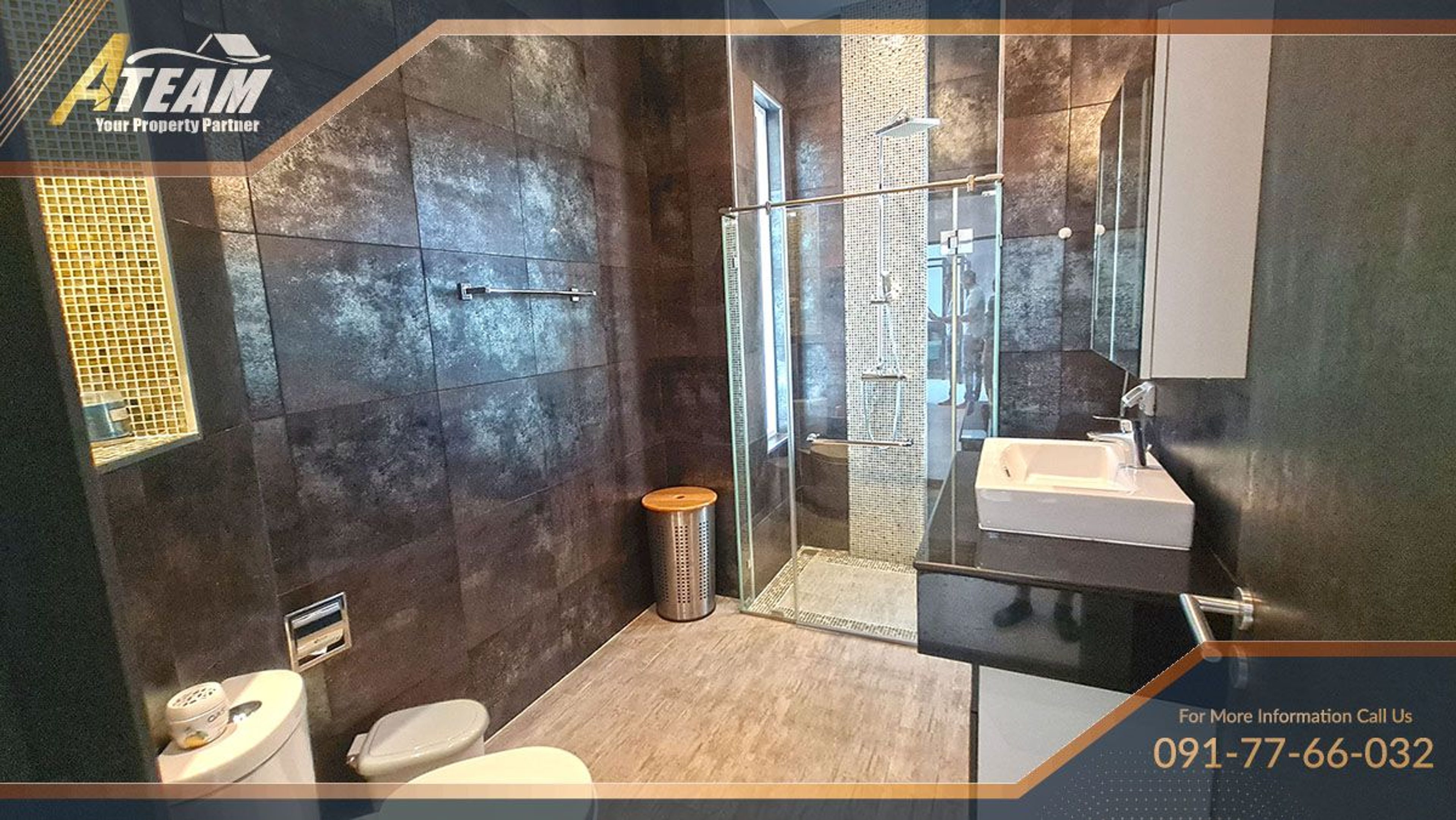 Modern Red Mountain House for Rent with 1 Office Room | 47,000 THB/Month thumbnail 28