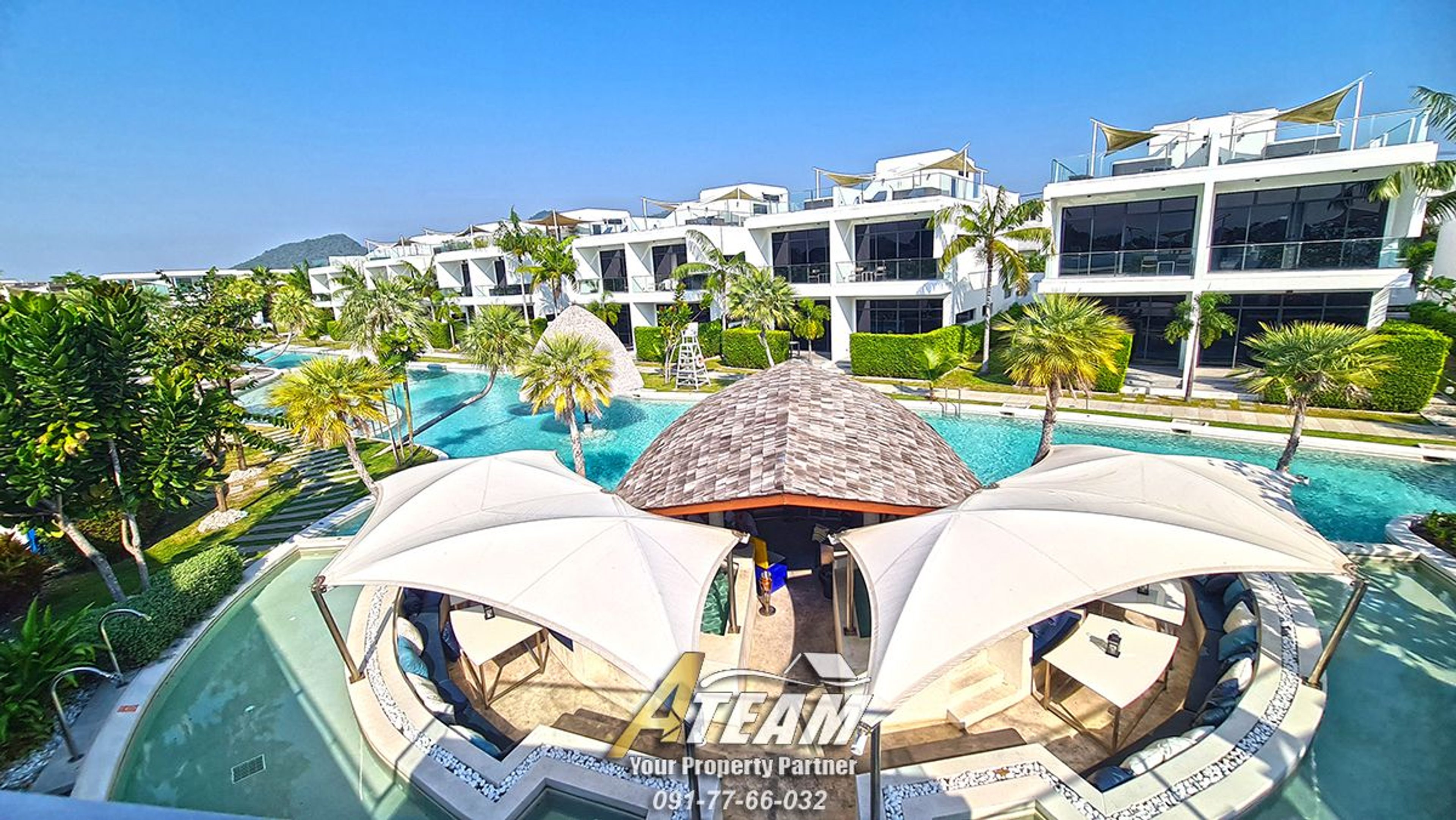 Modern 3 bedroom pool villa In La Lua resort thumbnail 39