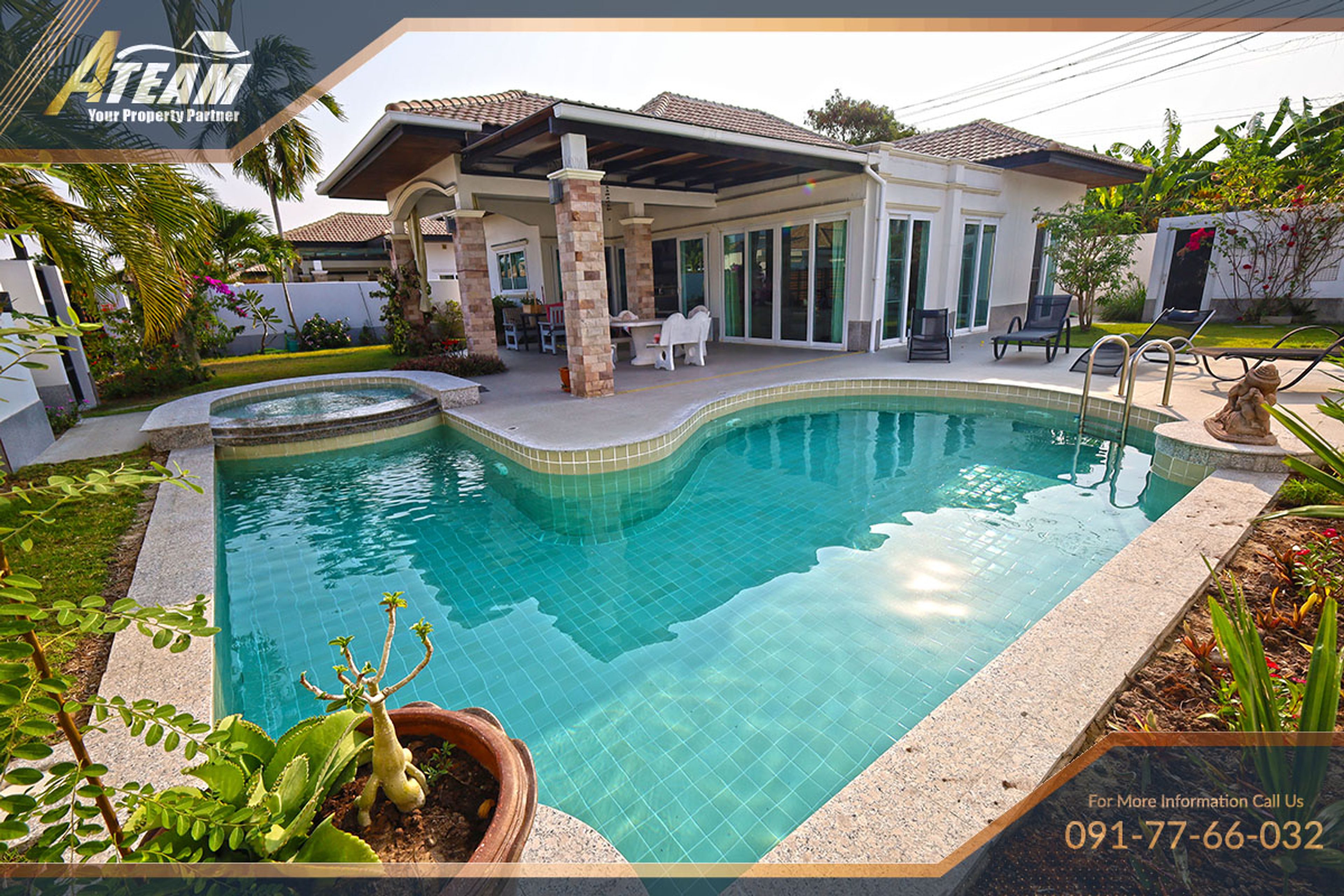 Tropical House in Orchid paradise