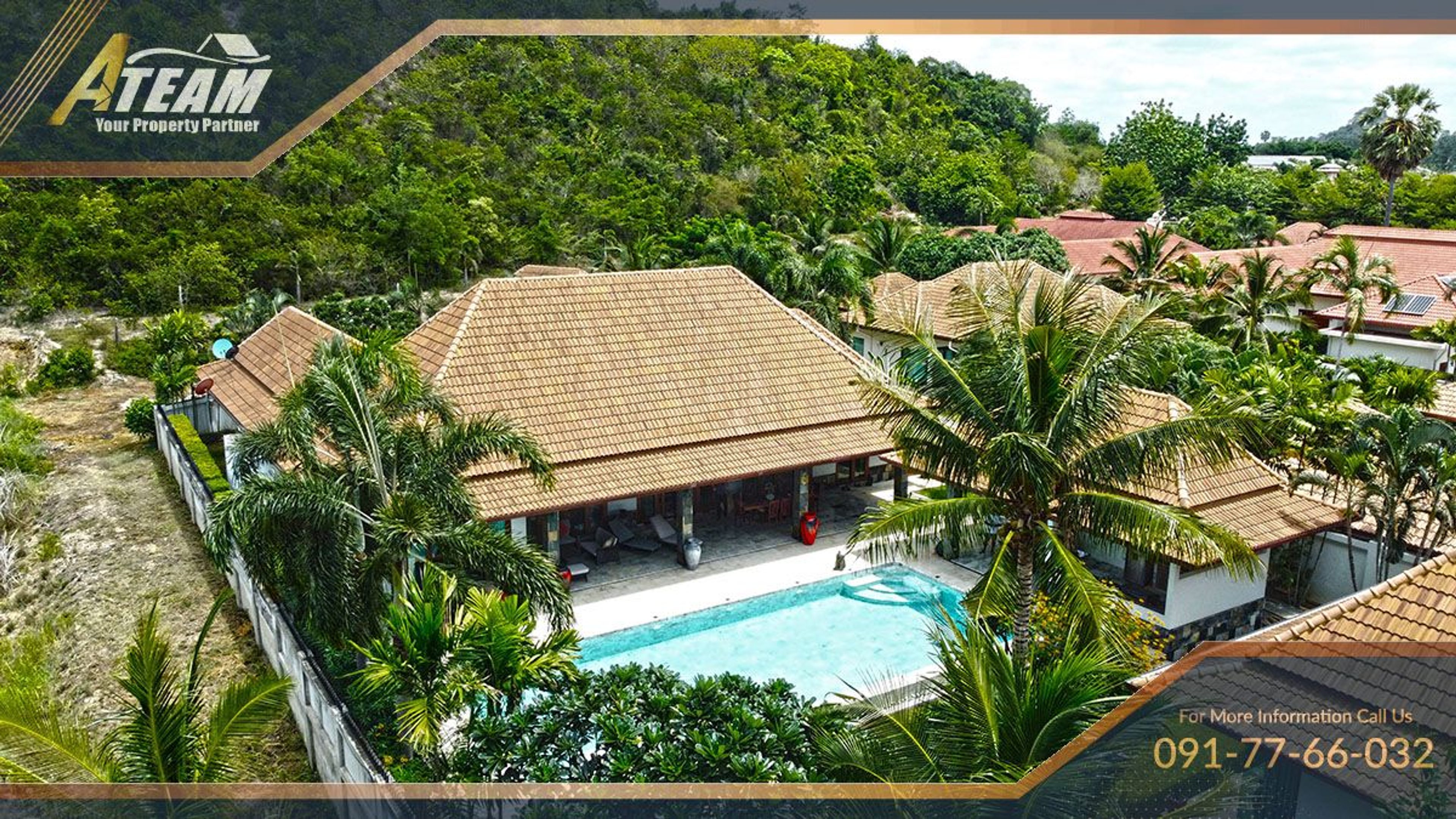 Luxury Pool Villa For Sale in Hana Village, Pranburi thumbnail 4