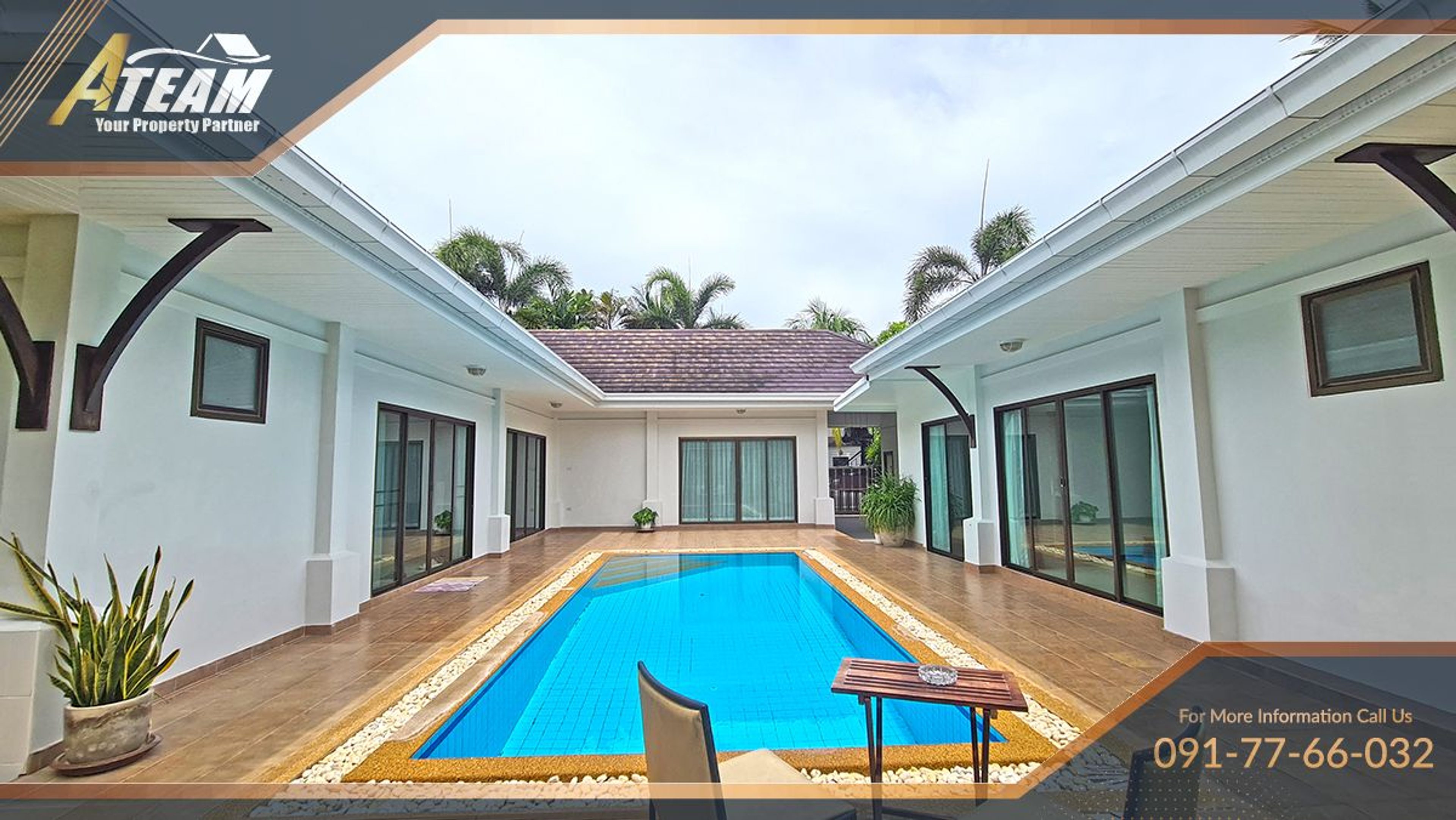 Beautiful Garden Pool Villa for Sale in Khao Tao, Hua Hin