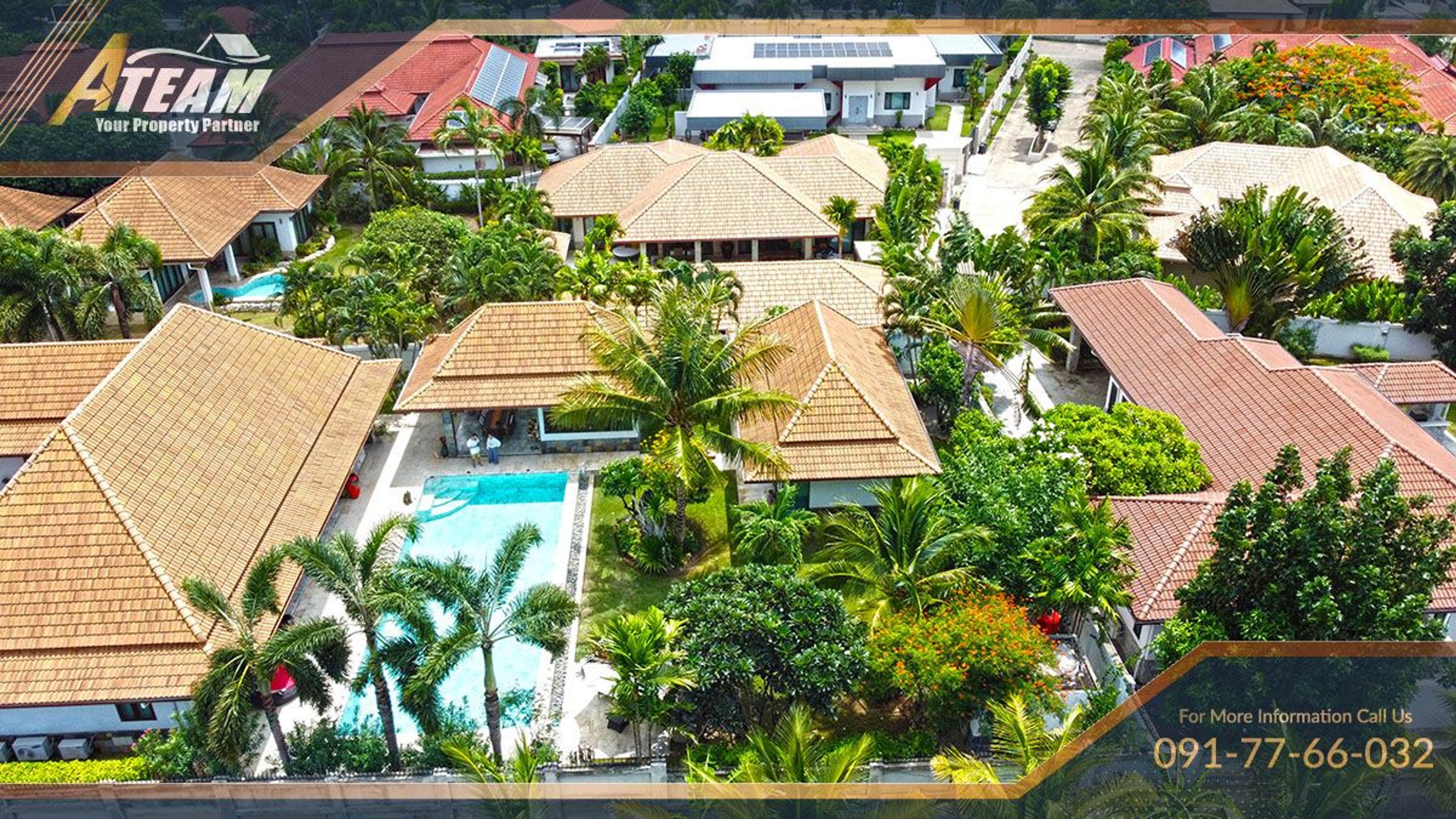Luxury Pool Villa For Sale in Hana Village, Pranburi thumbnail 6