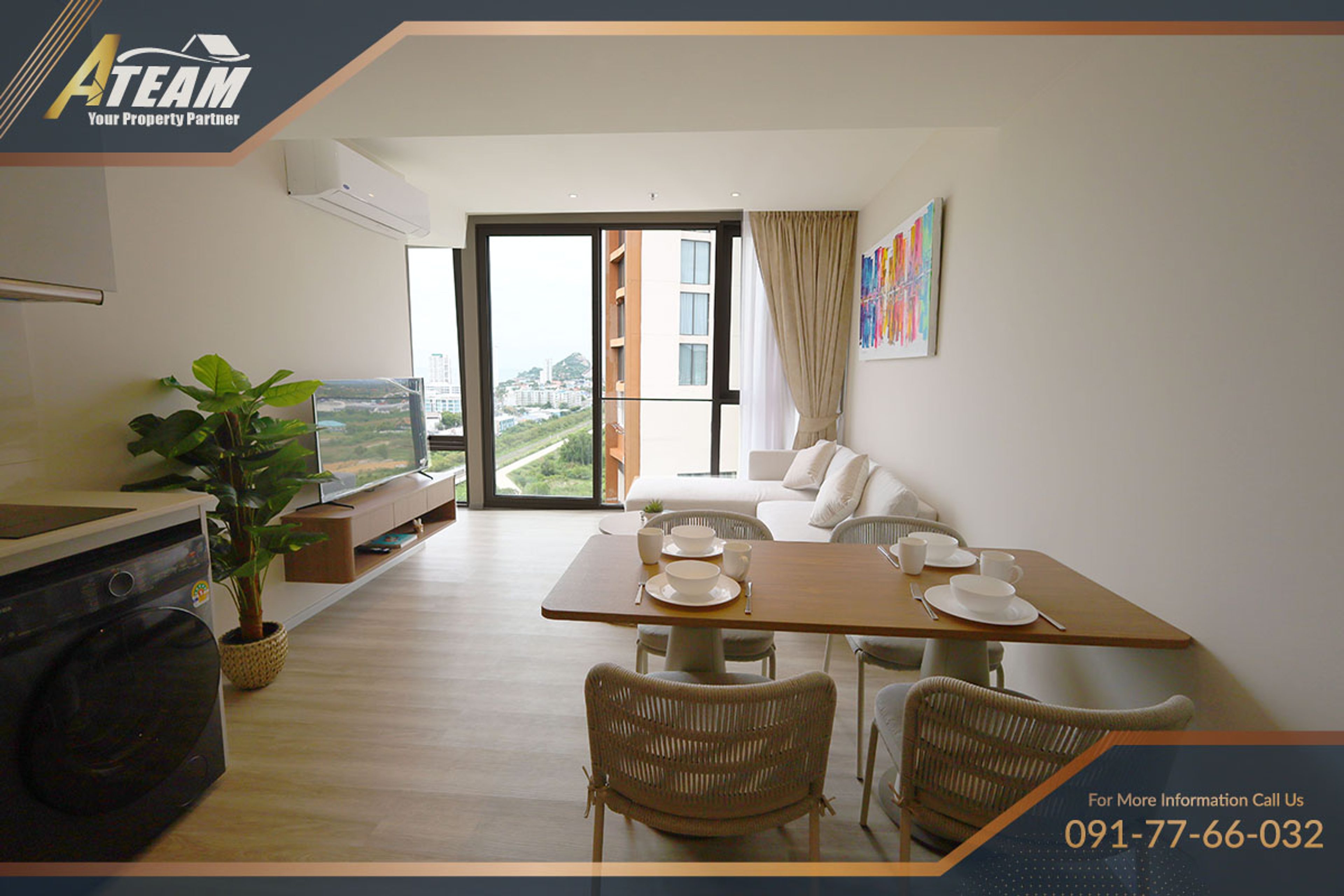 High-End Sea View Condo for Rent at Vehha Hua Hin – 64 SQM | 1 Bedroom thumbnail 5