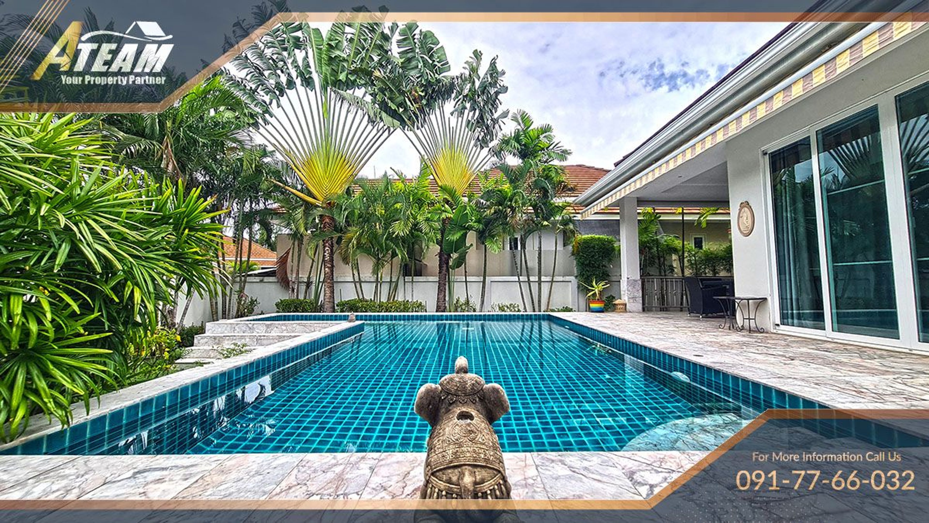 Modern Red Mountain House for Rent with 1 Office Room | 47,000 THB/Month thumbnail 31