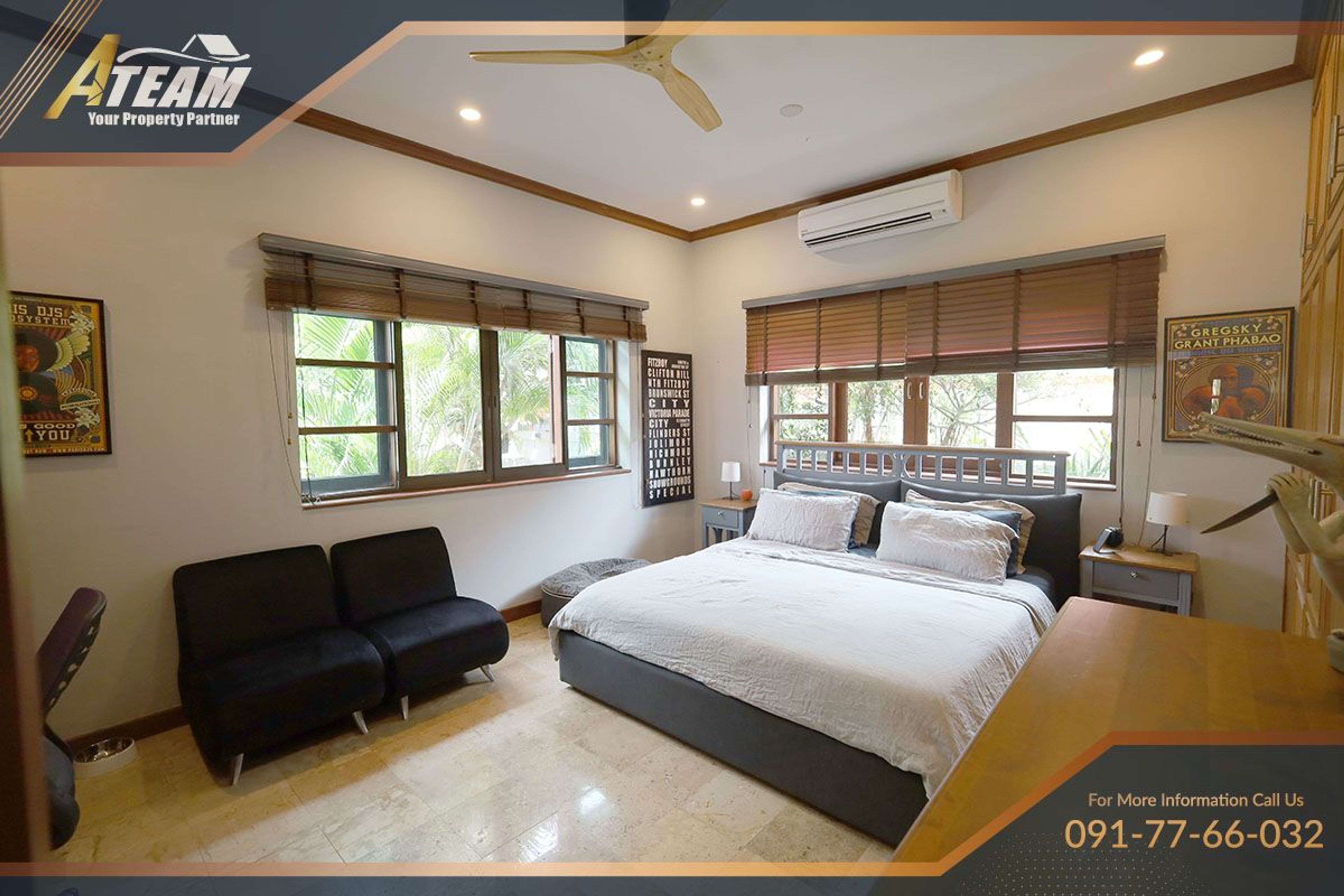 Stylish 2-Bed Pool Villa with Office & Outdoor Bar – Crystal View Hua  thumbnail 48
