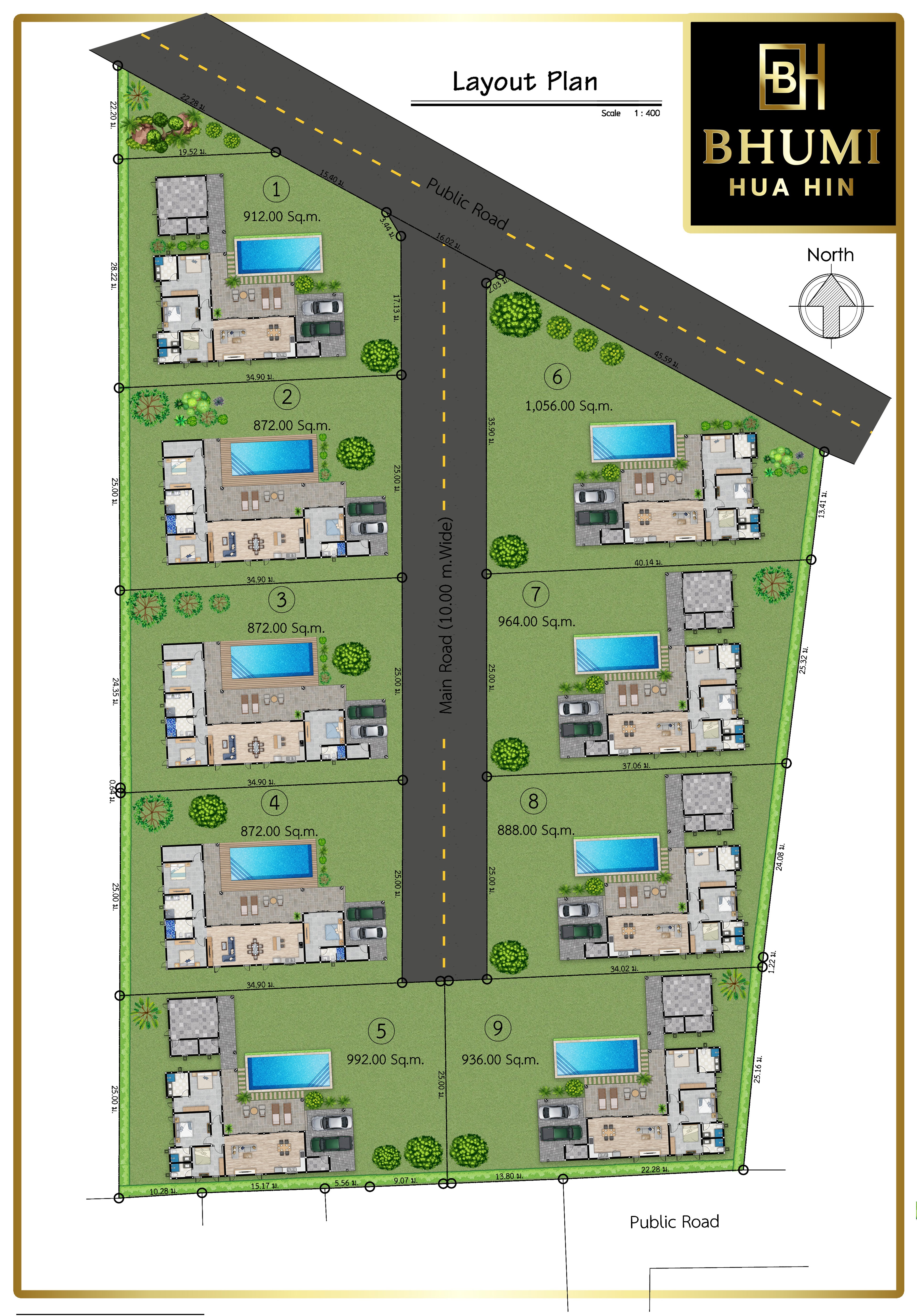 BHUMI Hua Hin – Luxury Pool Villas on Expansive Private Plots