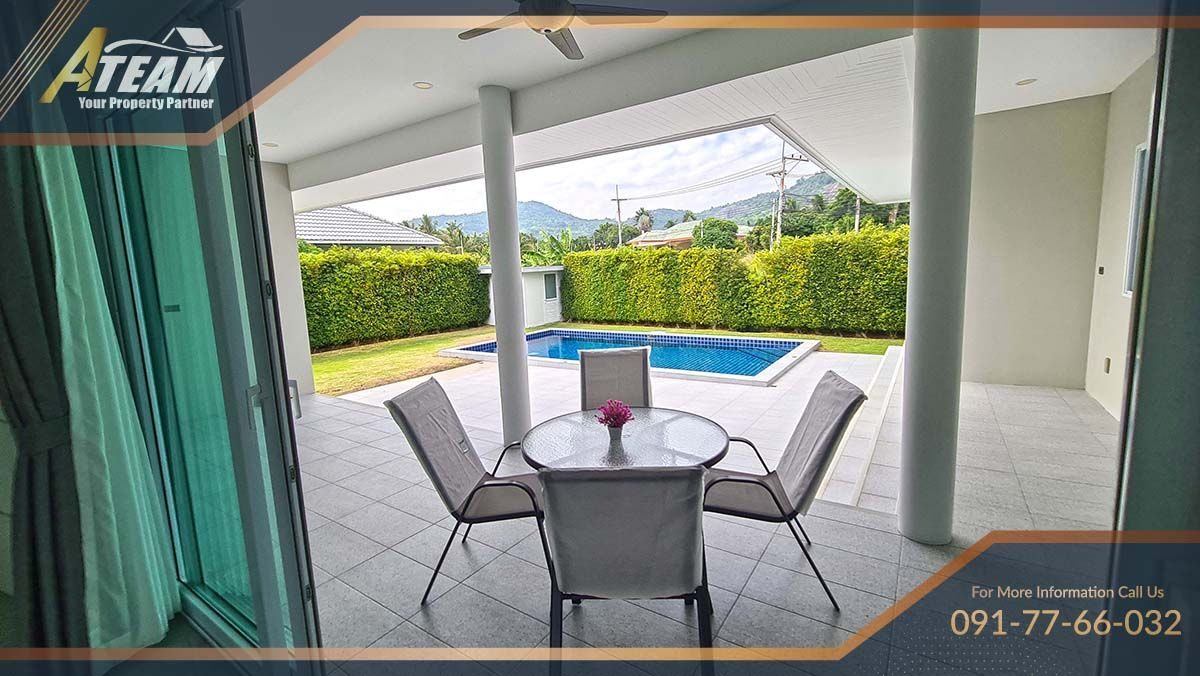 3 bed pool villa with mountain view Khao Tao, Hua Hin