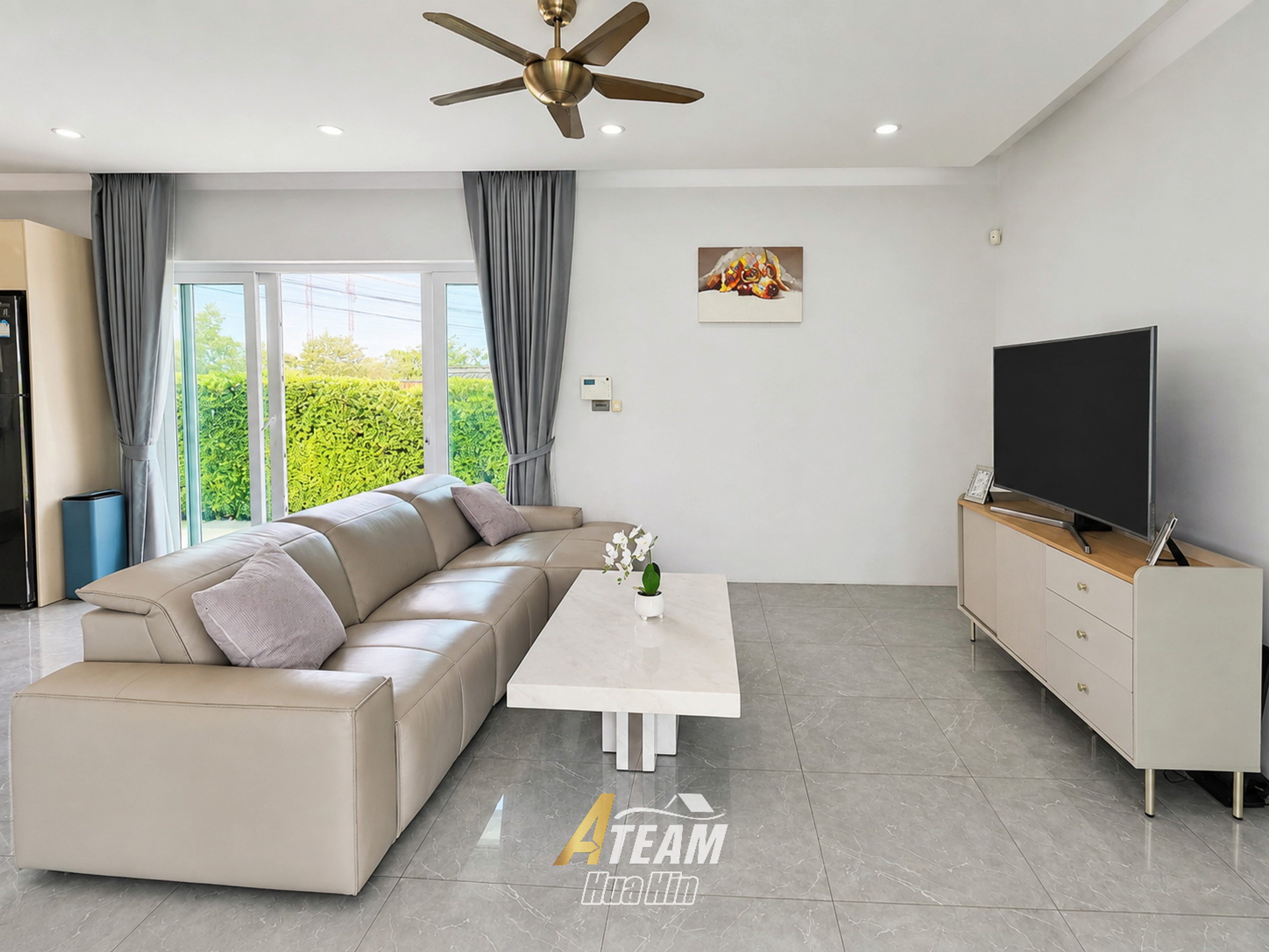 For rent 3 bed pool villa with mountain view Khao Tao, Hua Hin thumbnail 9