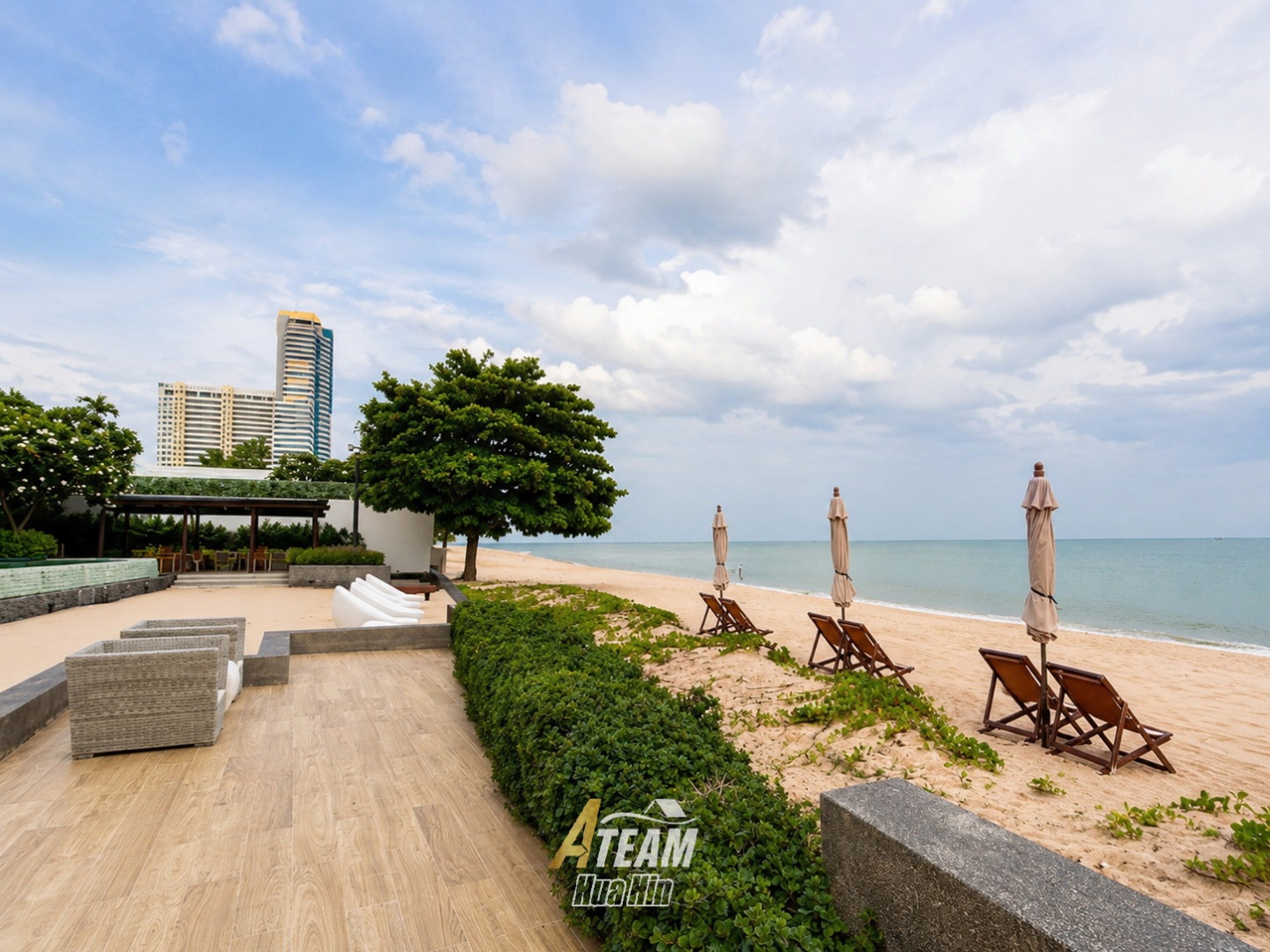 Appartement de 2 chambres avec accès à la piscine à Baan Thew Talay Aqua Marine, Cha-Am