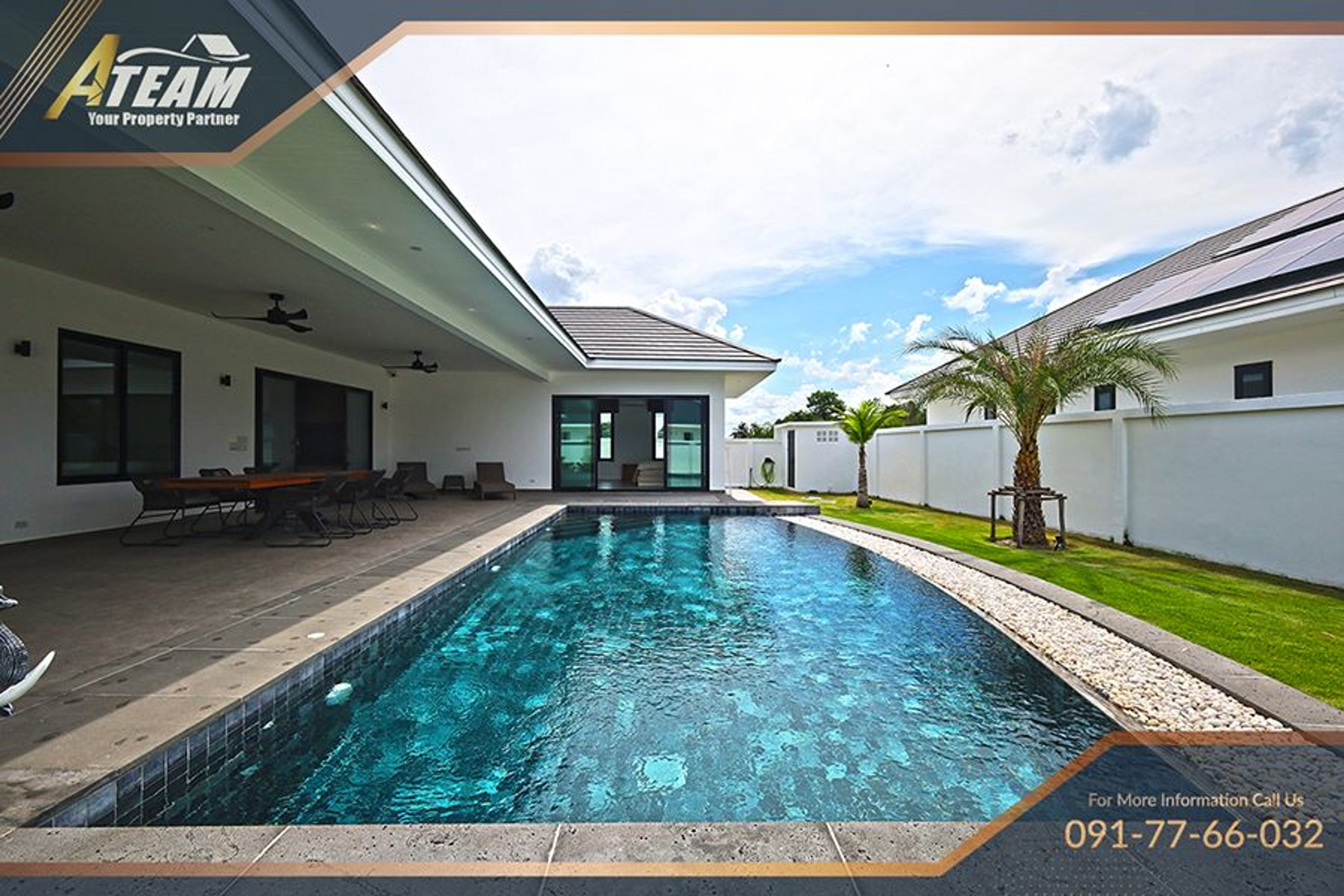 Highland Villas 2 – Modern 3-Bedroom Eco Pool Villa in Hua Hin RENT thumbnail 8