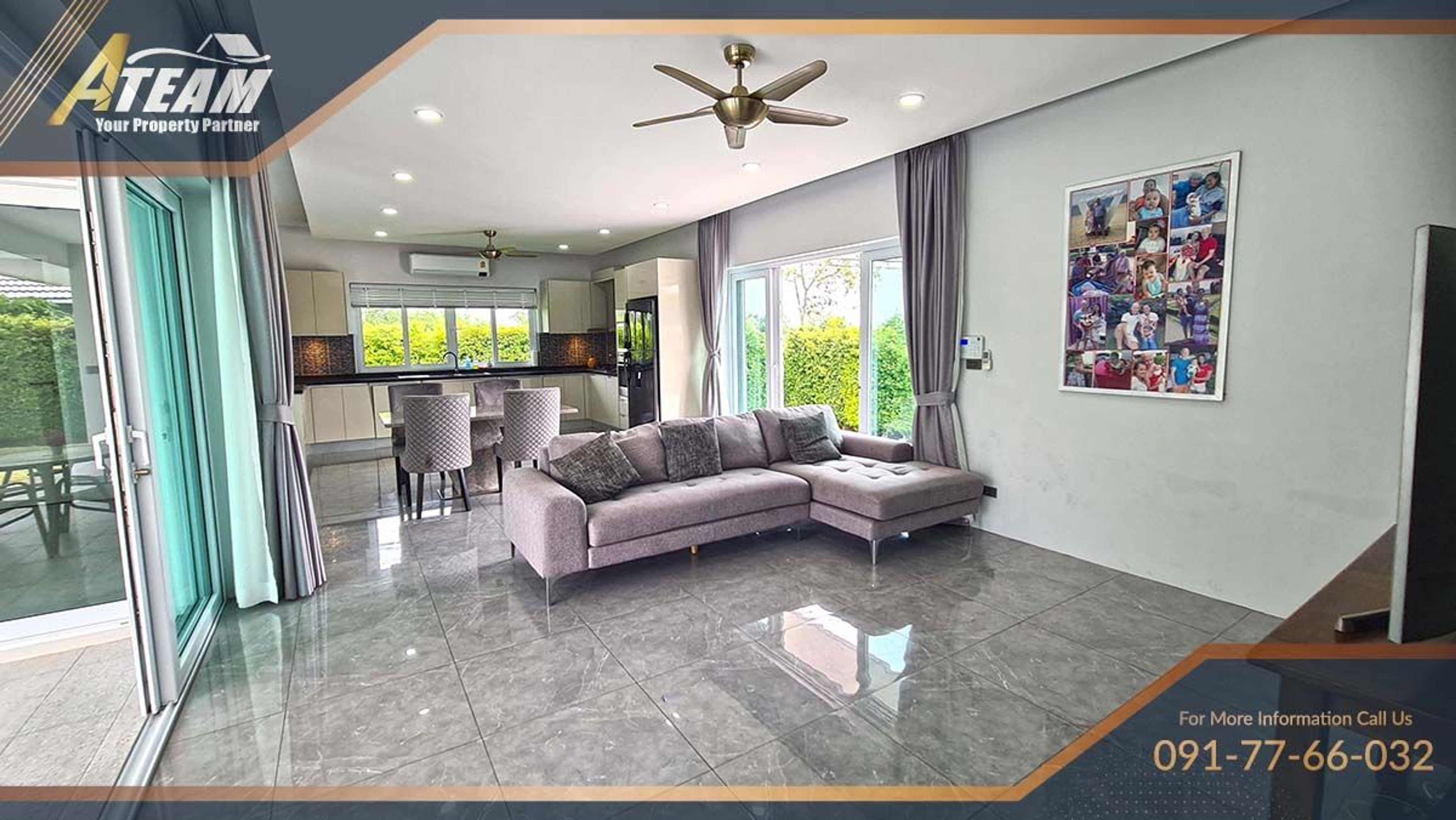 3 bed pool villa with mountain view Khao Tao, Hua Hin thumbnail 24