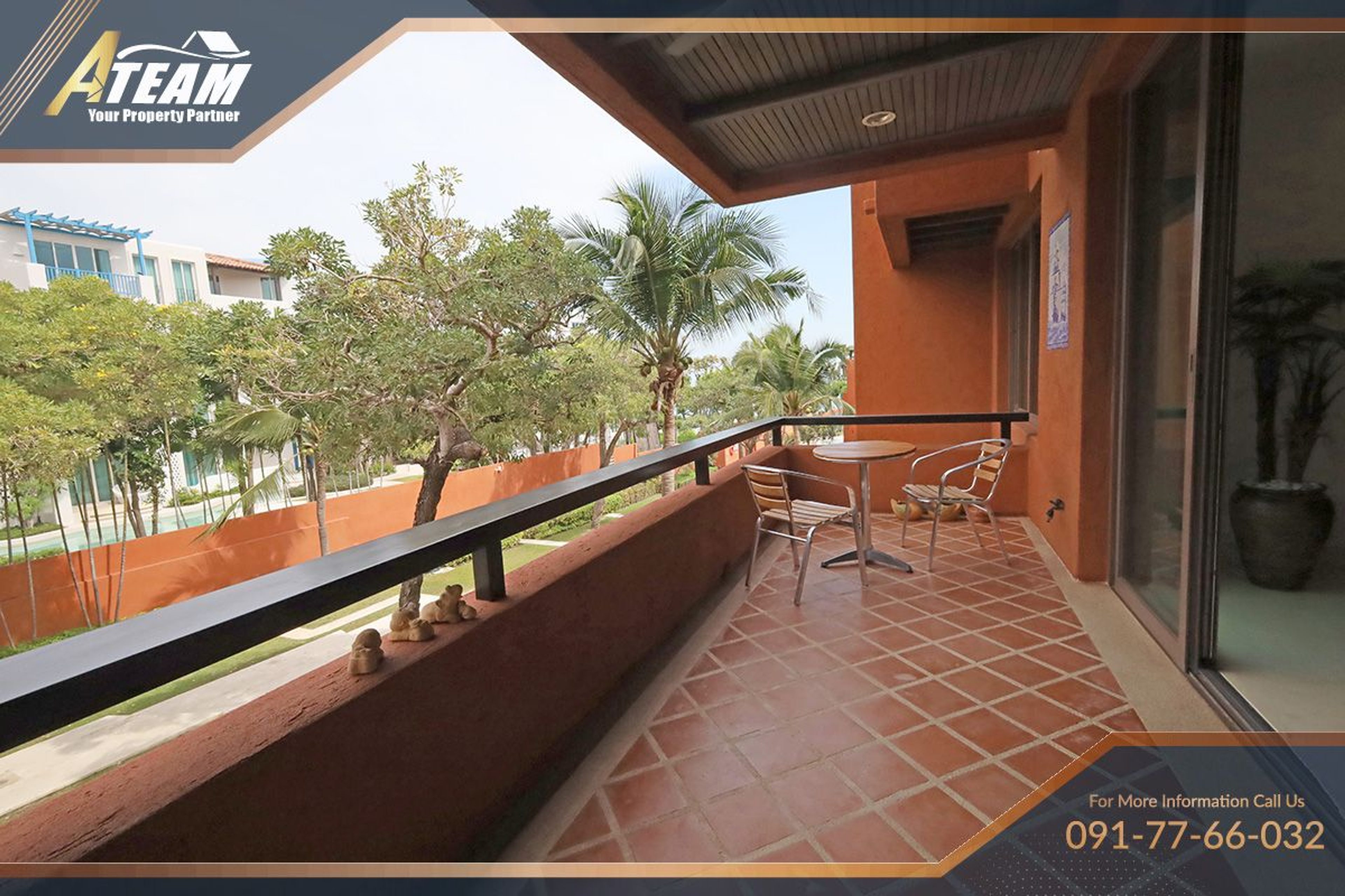 Beachfront Condo 100 sqm for Rent in Las Tortugas, Khao Tao thumbnail 3
