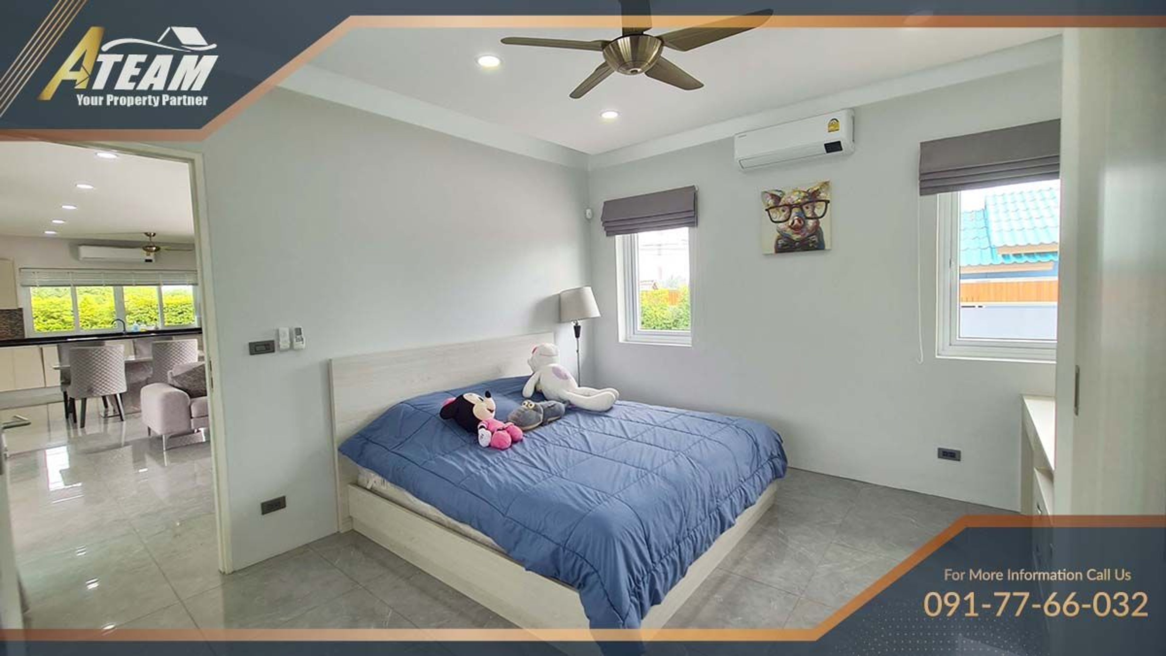 3 bed pool villa with mountain view Khao Tao, Hua Hin thumbnail 27