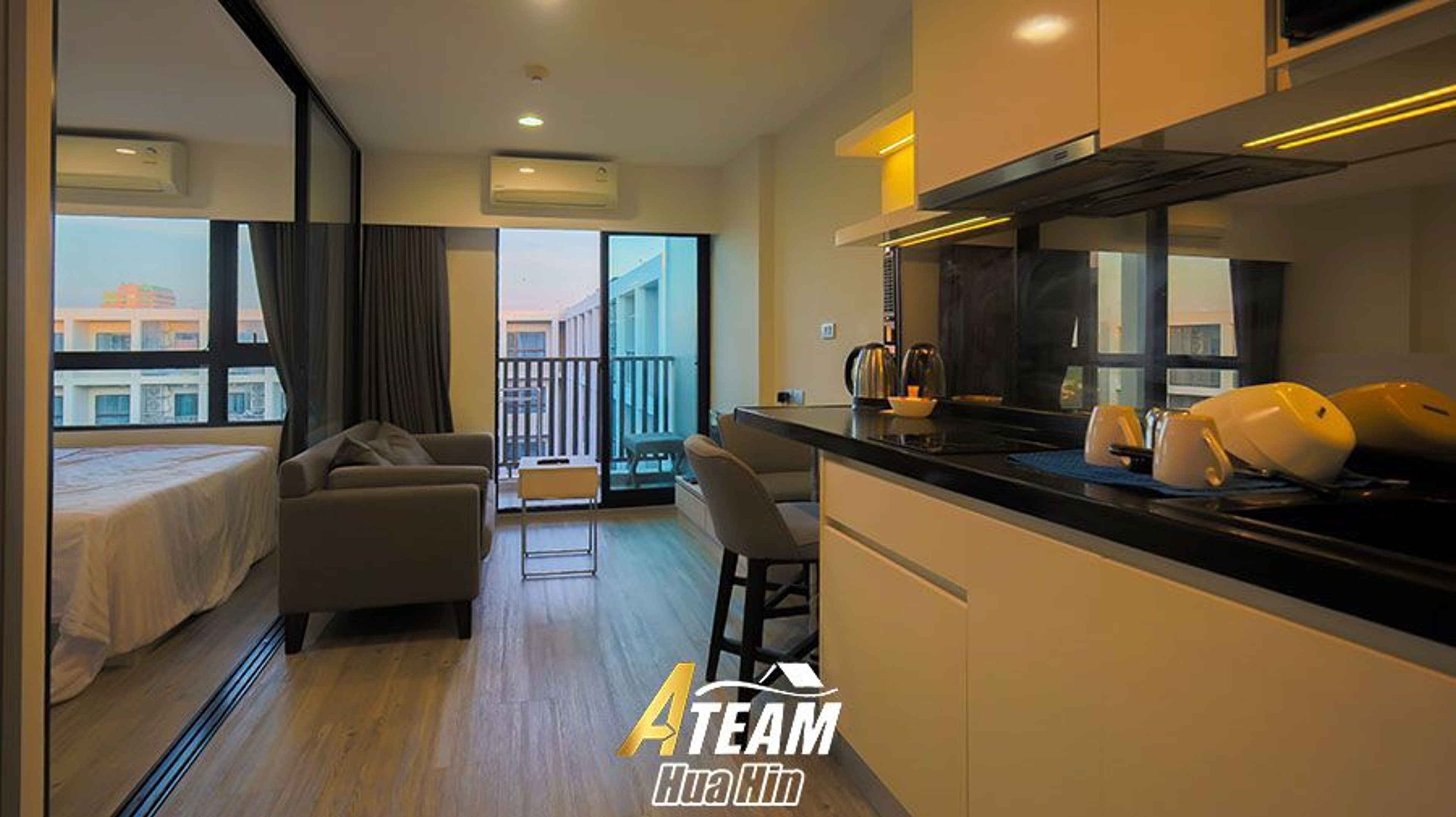 Modern 1-Bedroom  Pool View 2.5 M Dusit D2 Hua Hin  thumbnail 10