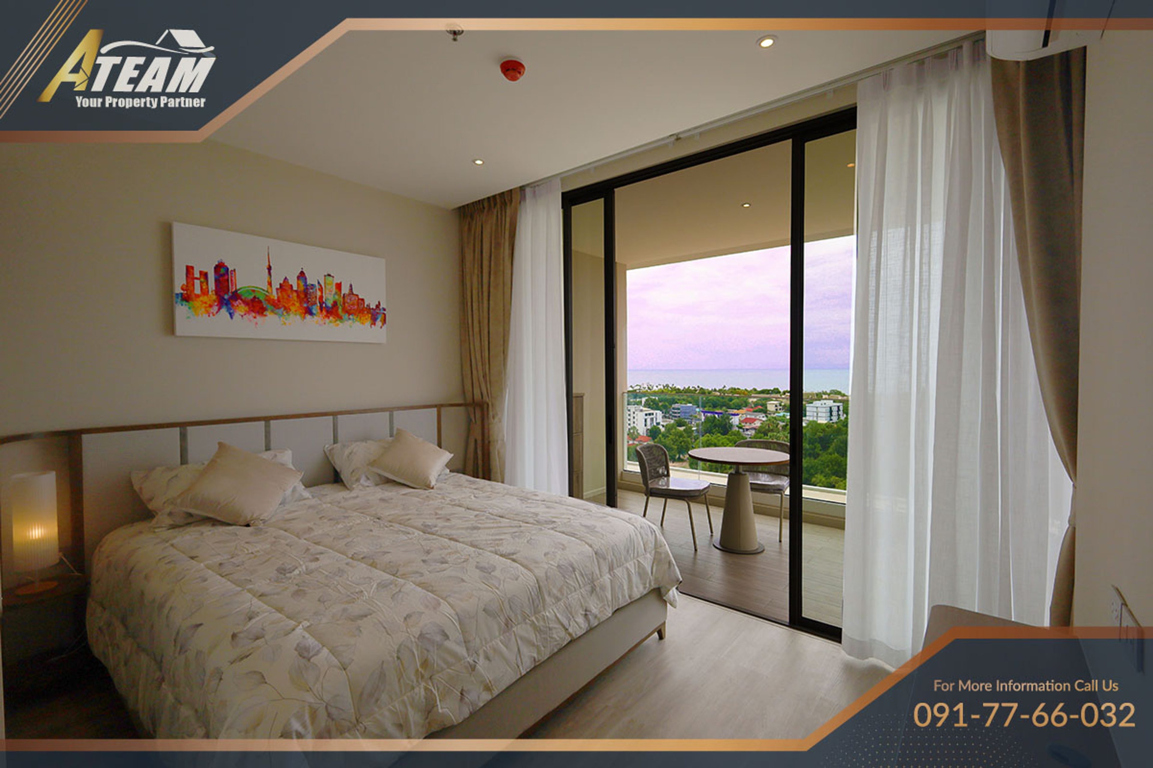 High-End Sea View Condo for Rent at Vehha Hua Hin – 64 SQM | 1 Bedroom