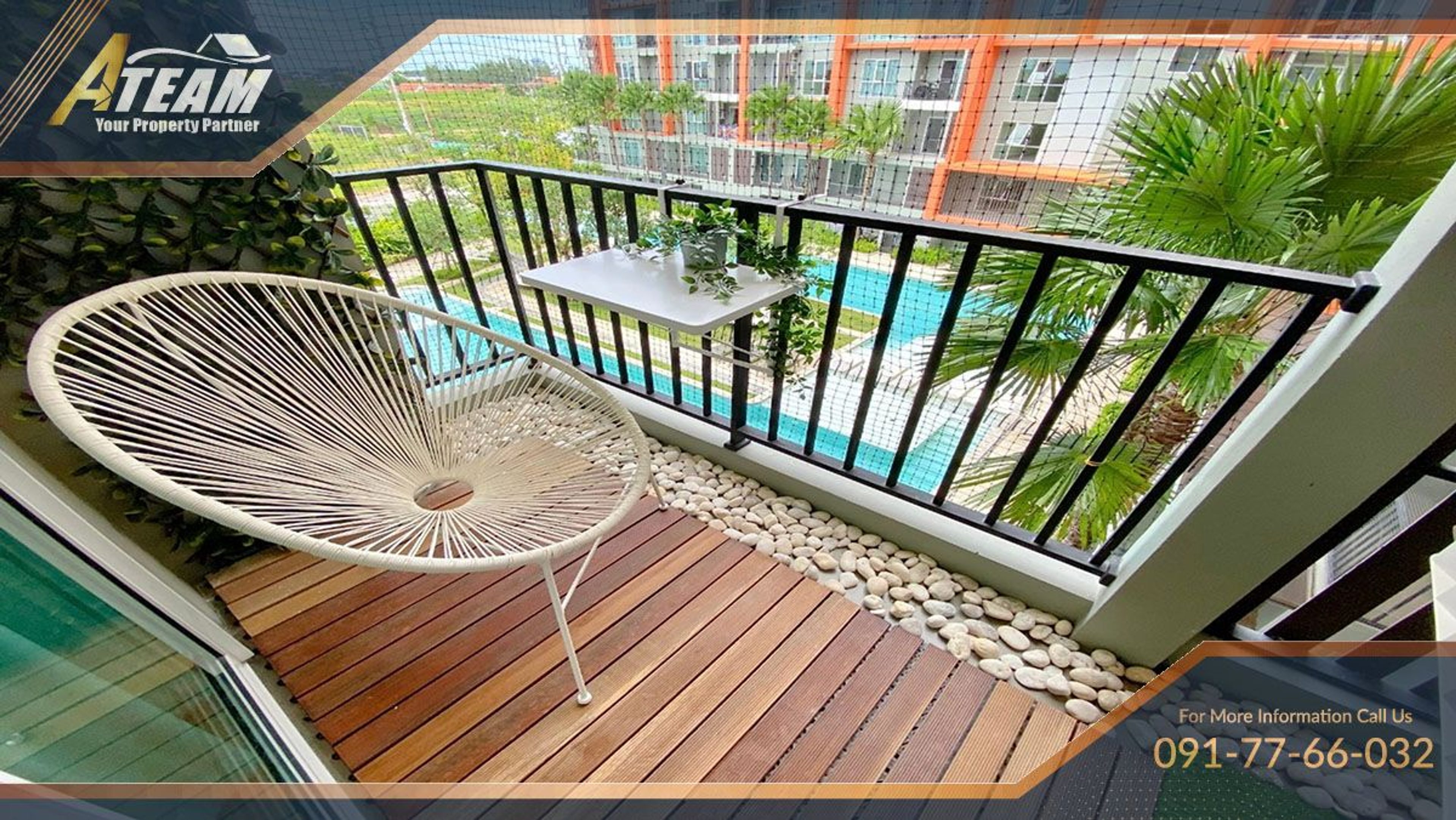 Stylish 51 sqm 1 bedroom 1 bathroom condo at Soi 102 thumbnail 6