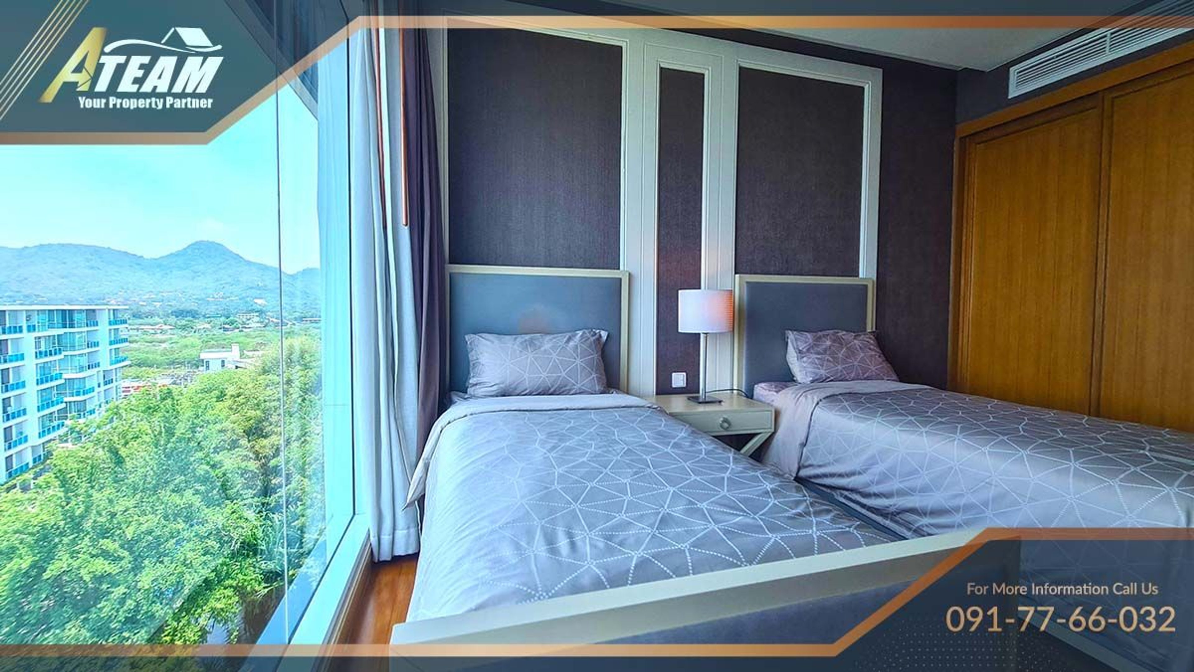 Serviced luxury 2 bedrooms Condo at Amari Residence Hua Hin thumbnail 9