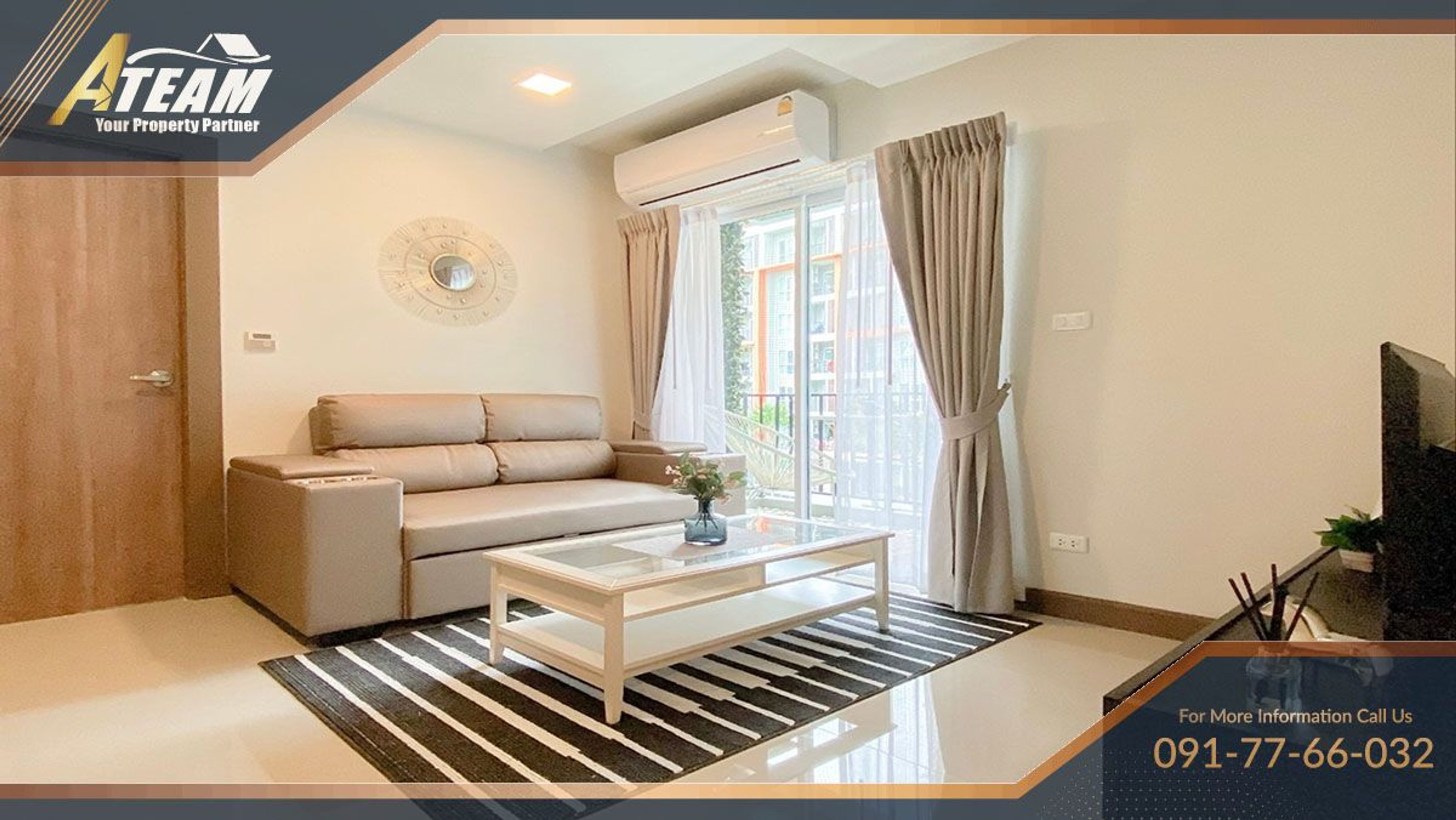 Stylish 51 sqm 1 bedroom 1 bathroom condo at Soi 102 thumbnail 4