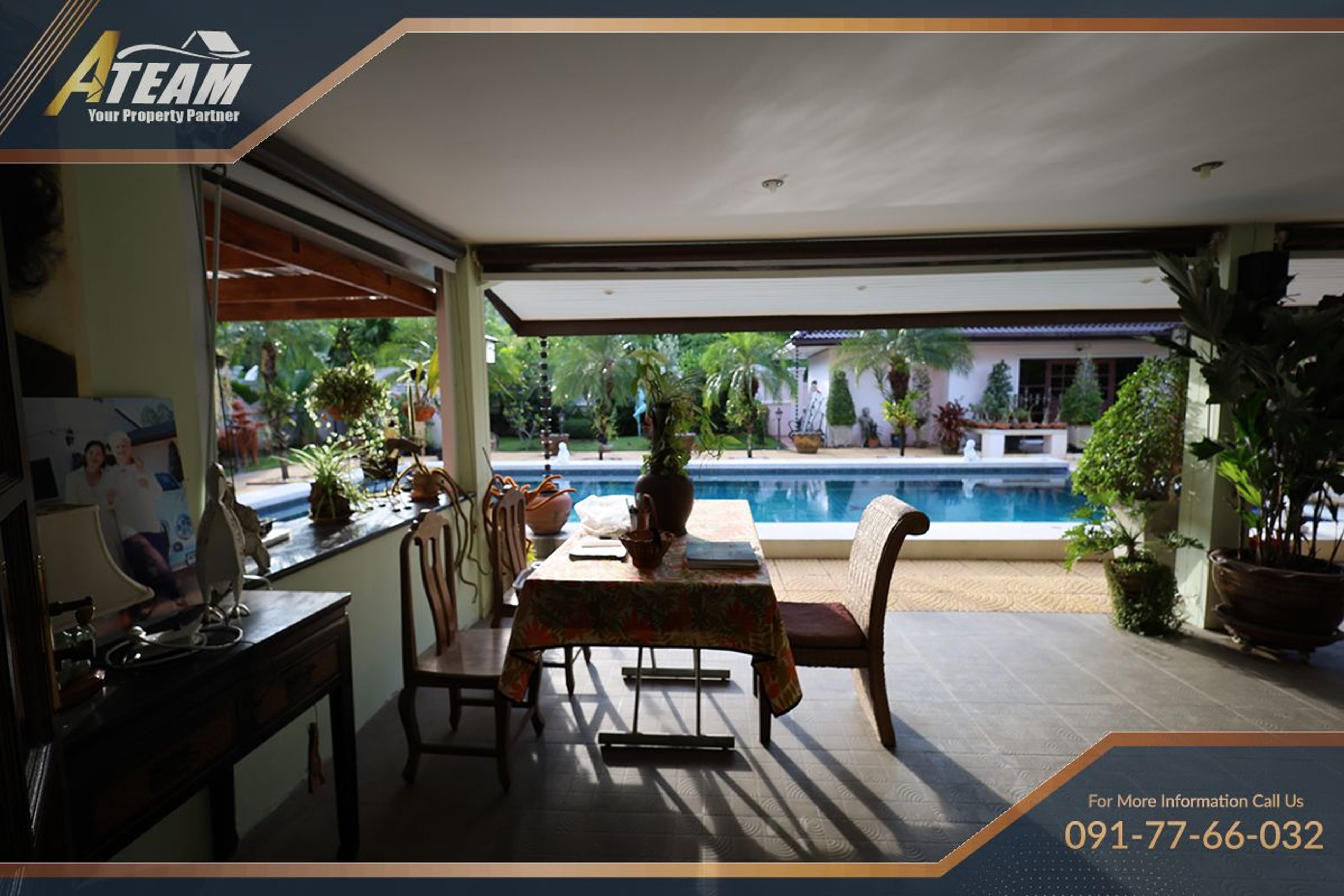 Unique Mansion on 1 Rai with incredible tropical  garden thumbnail 33