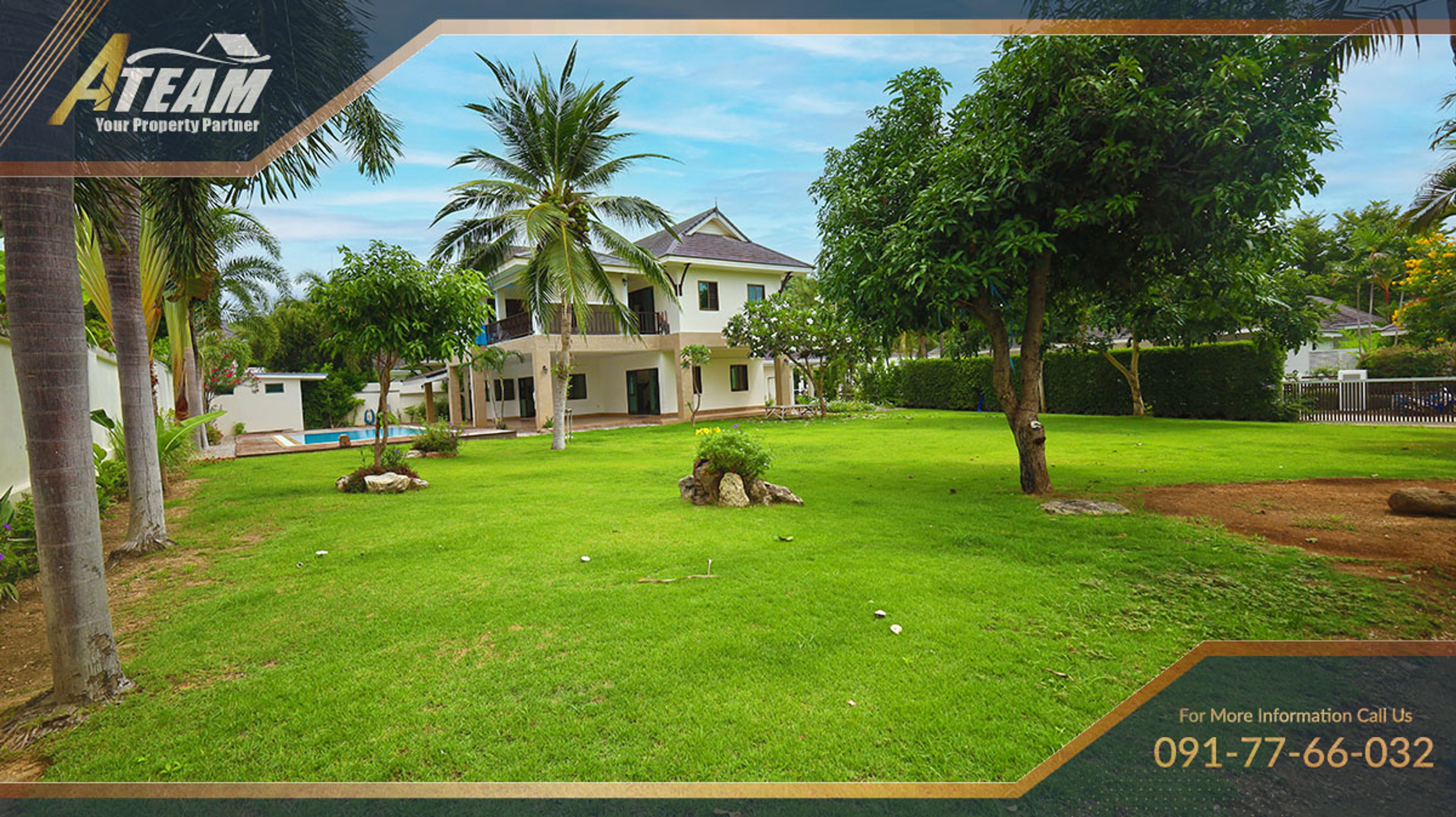Spacious Family Retreat on a Large Double Plot in Heights 2, Khao Tao