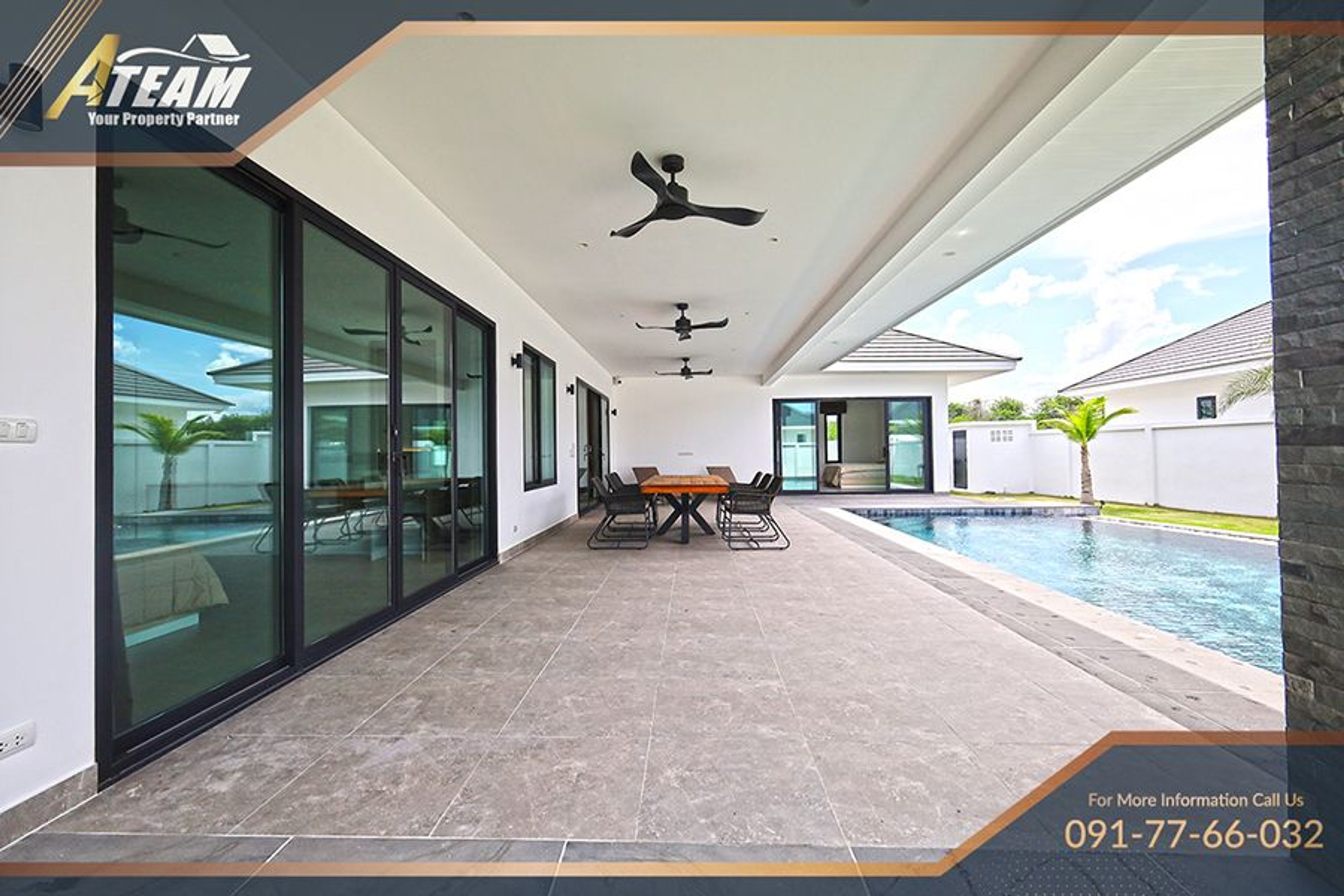 Highland Villas 2 – Modern 3-Bedroom Eco Pool Villa in Hua Hin RENT thumbnail 9
