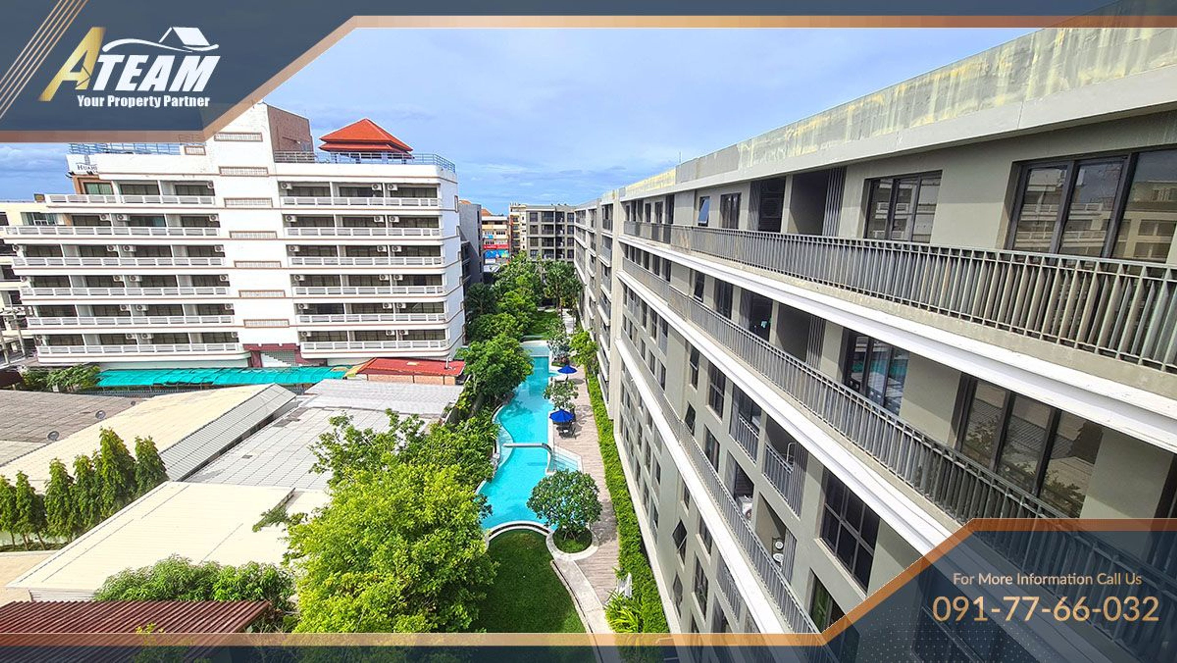 2 Bedrooms condo for Sale in the middle of Hua-Hin thumbnail 7