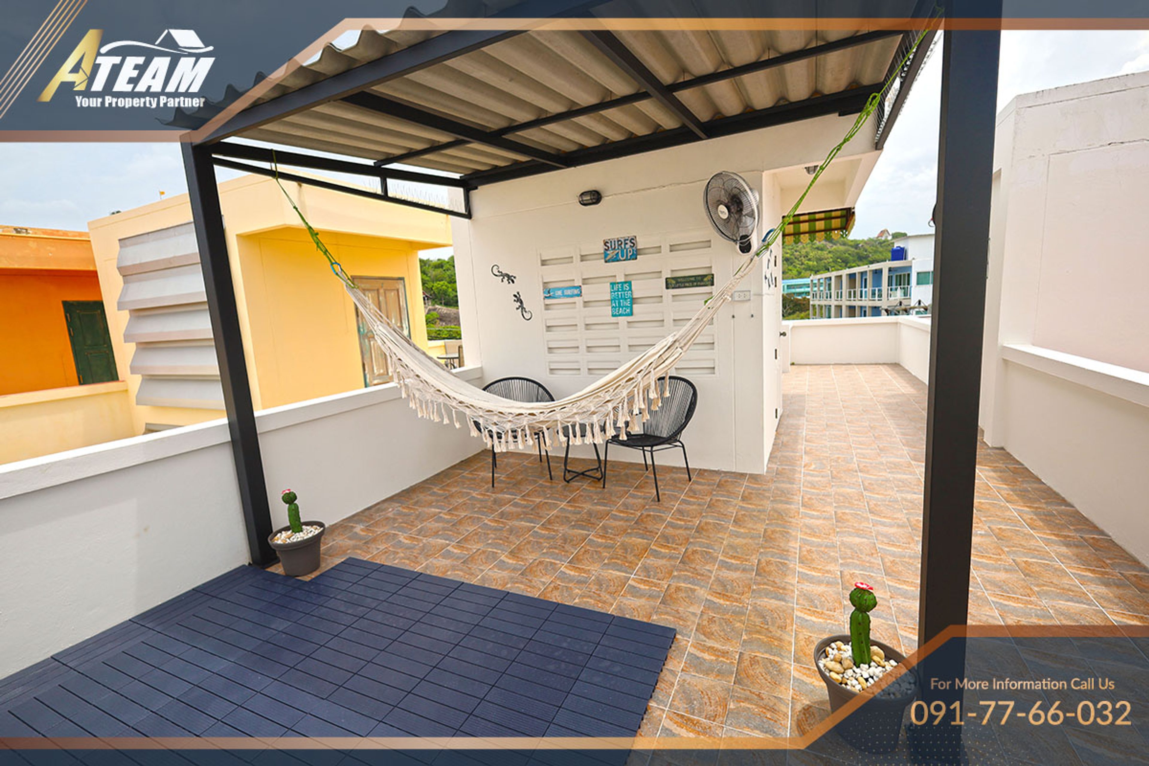 4 bed Townhouse for Rent in Takiap – Just 25m from the Beach!
