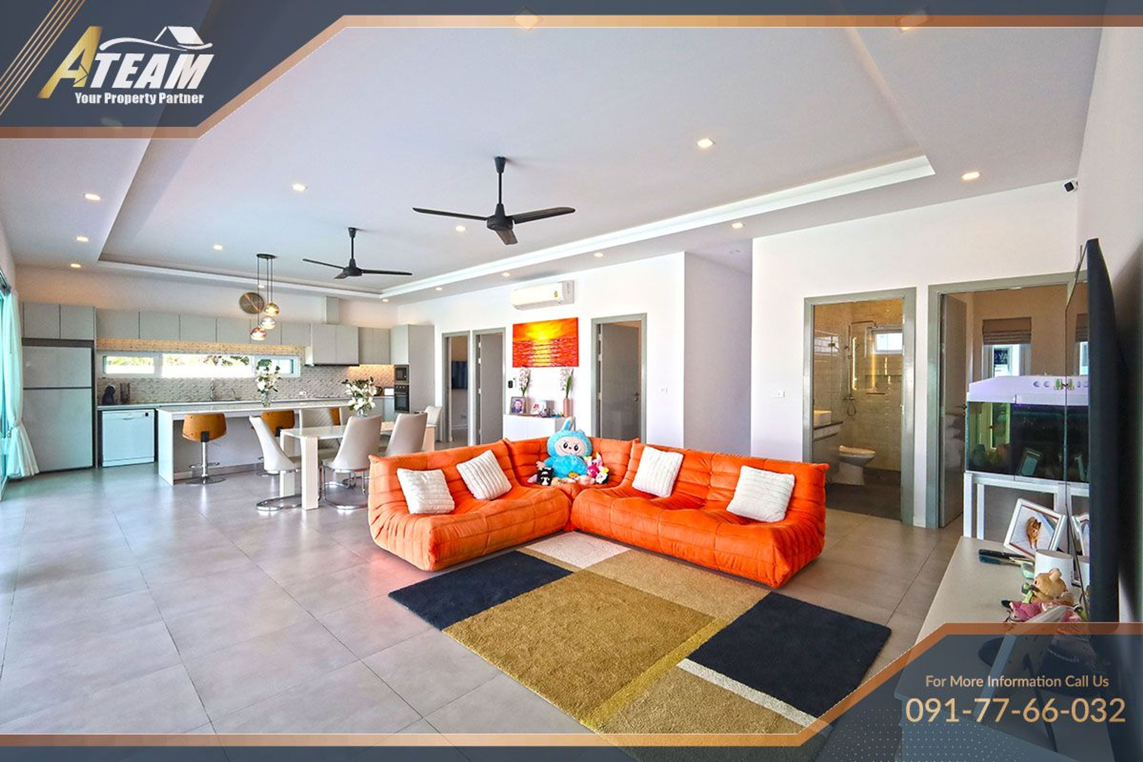 Stunning 4-Bedroom Villa in Hin Lek Fai, Hua Hin thumbnail 11