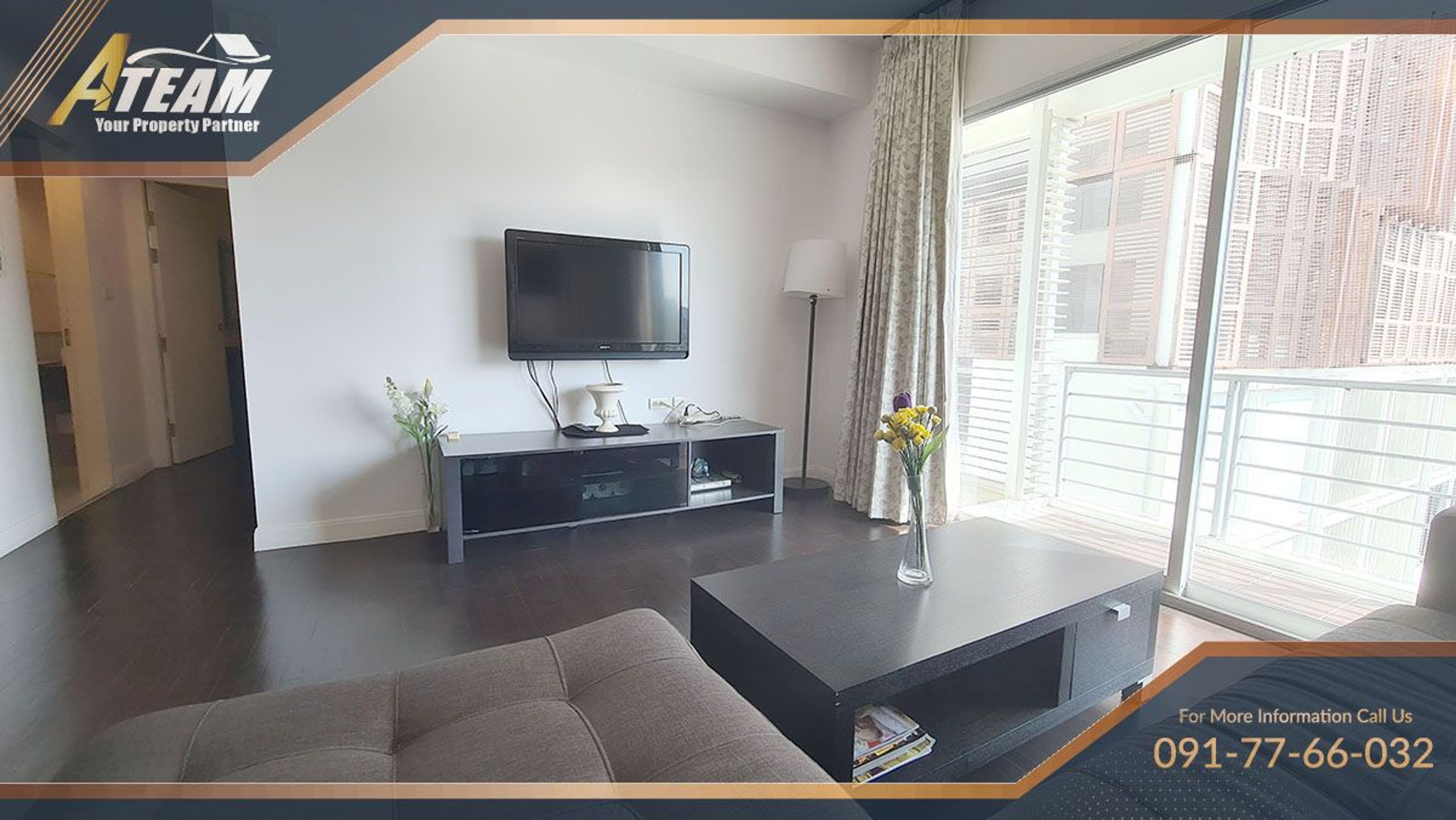 2 bed 2 bath condo in the city center at Ban Sandao