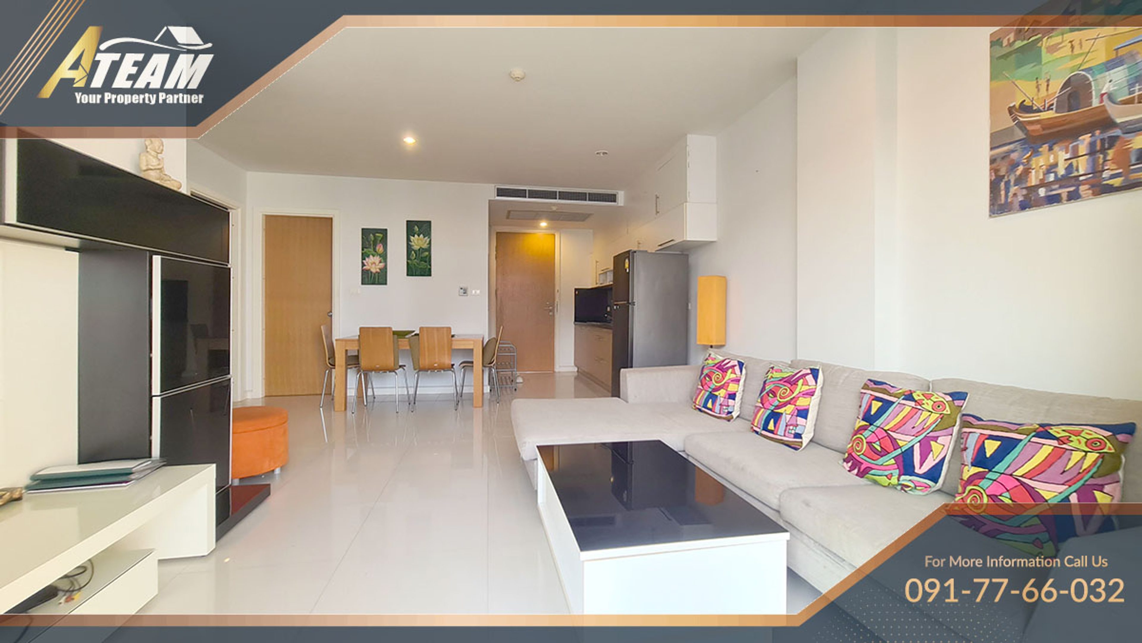 Beautiful  2-Bedroom Condo at The Breeze, Hua Hin – 7th Floor, 85 sqm thumbnail 3