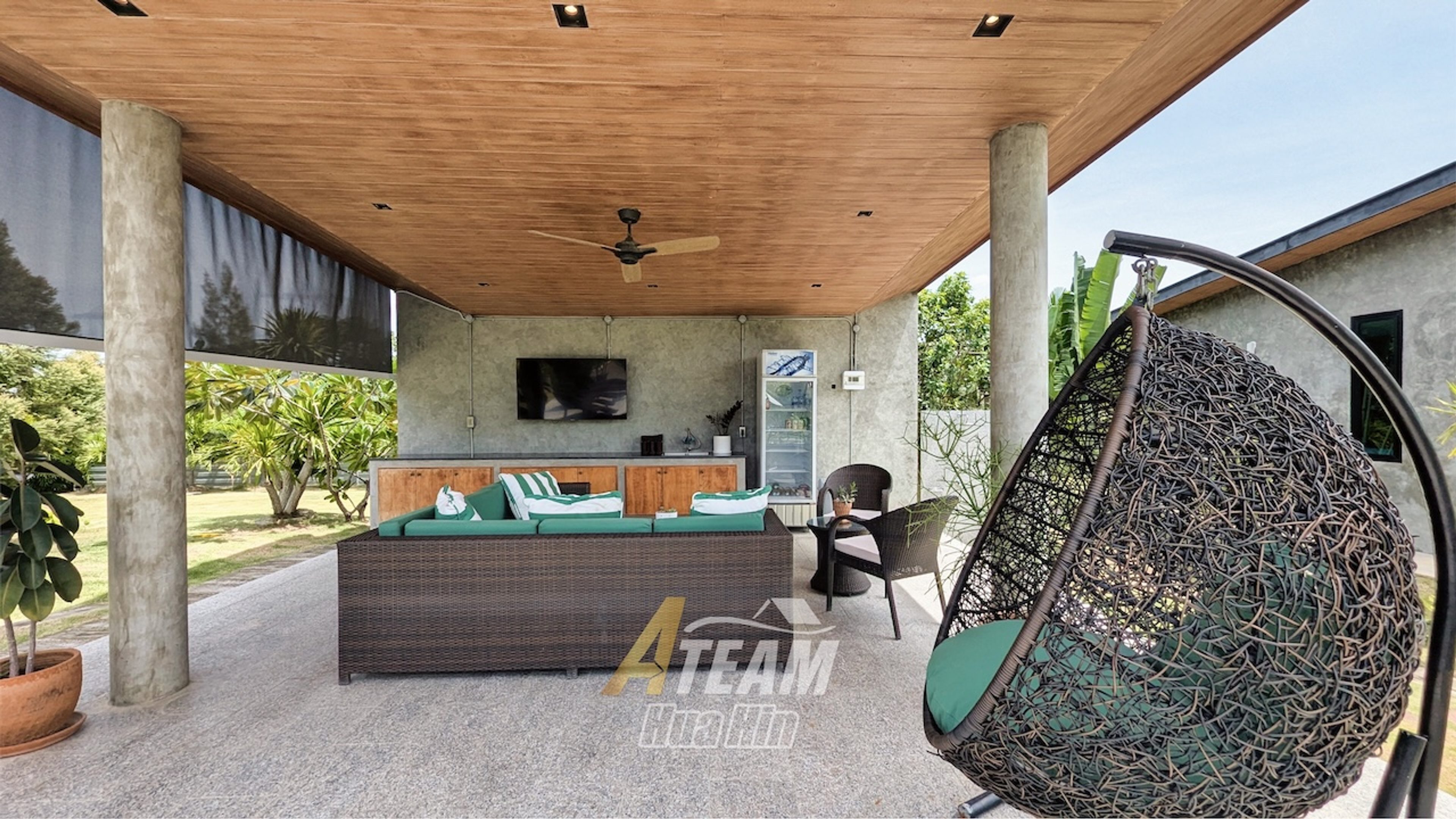 Modern Pool Villa Estate with Guesthouse, Organic Farm & Mountain View thumbnail 6