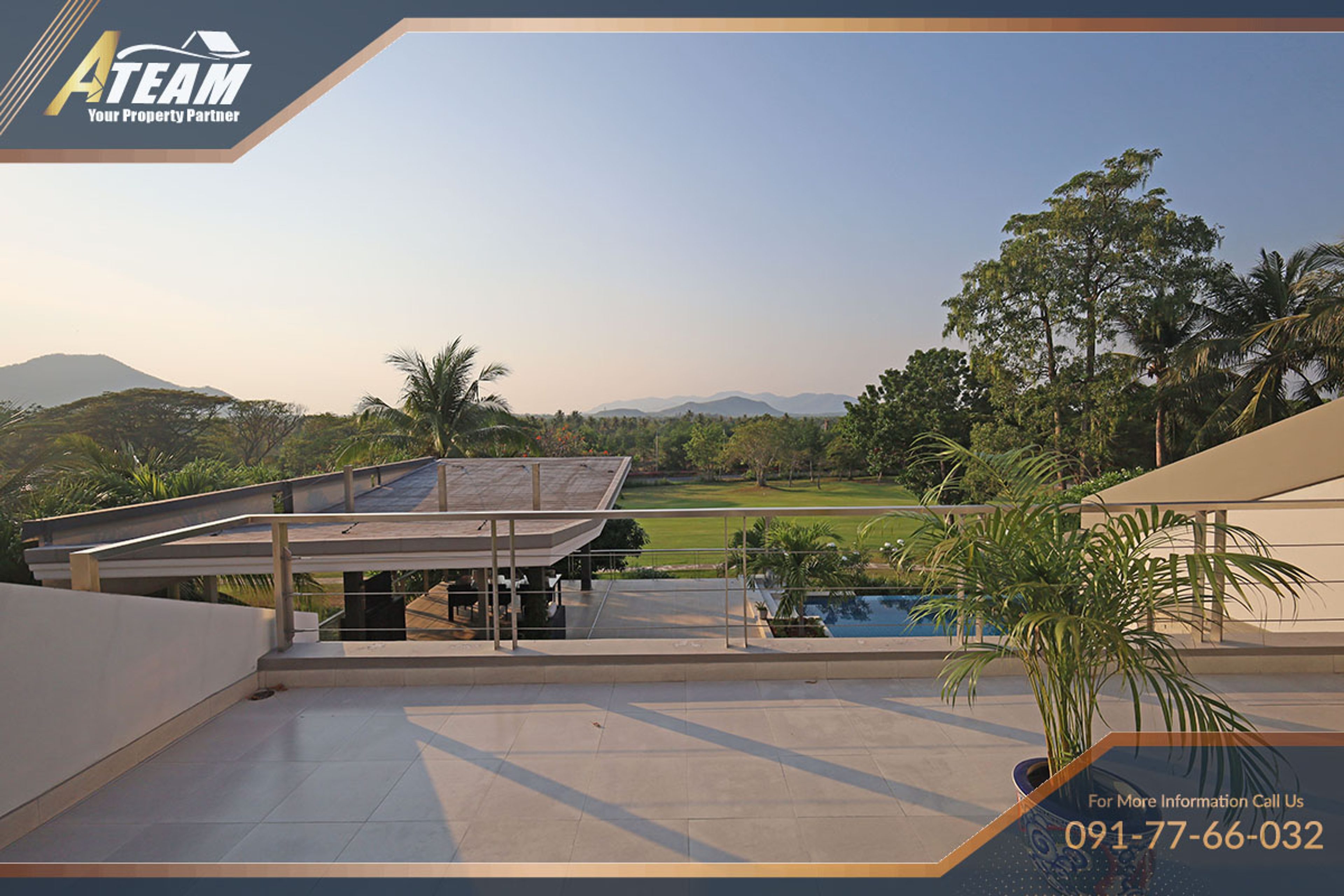 Unique Design  5 Bedroom Villa with stunning  golf view at Palm Hills thumbnail 46