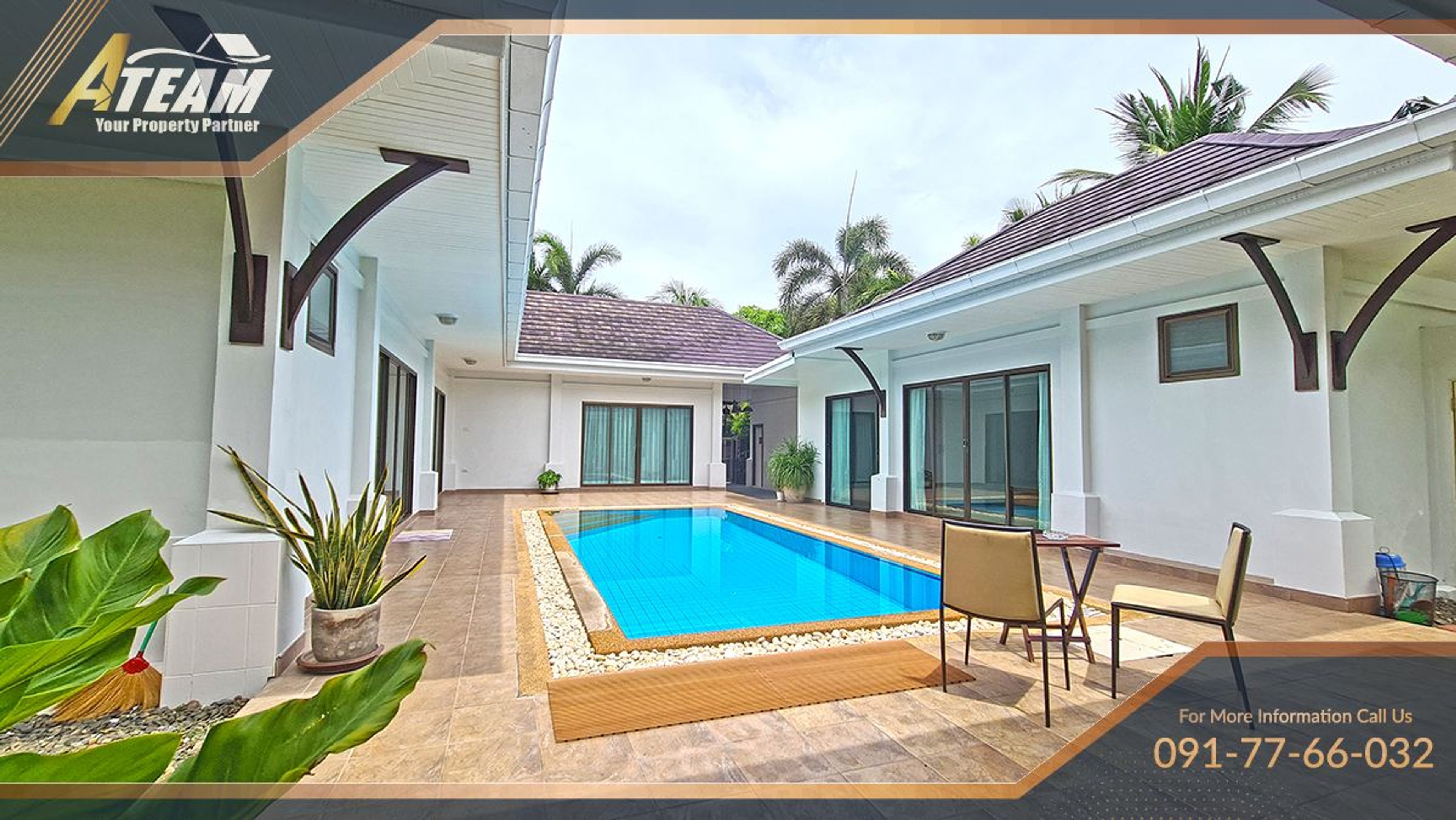Beautiful Garden Pool Villa for Sale in Khao Tao, Hua Hin thumbnail 3