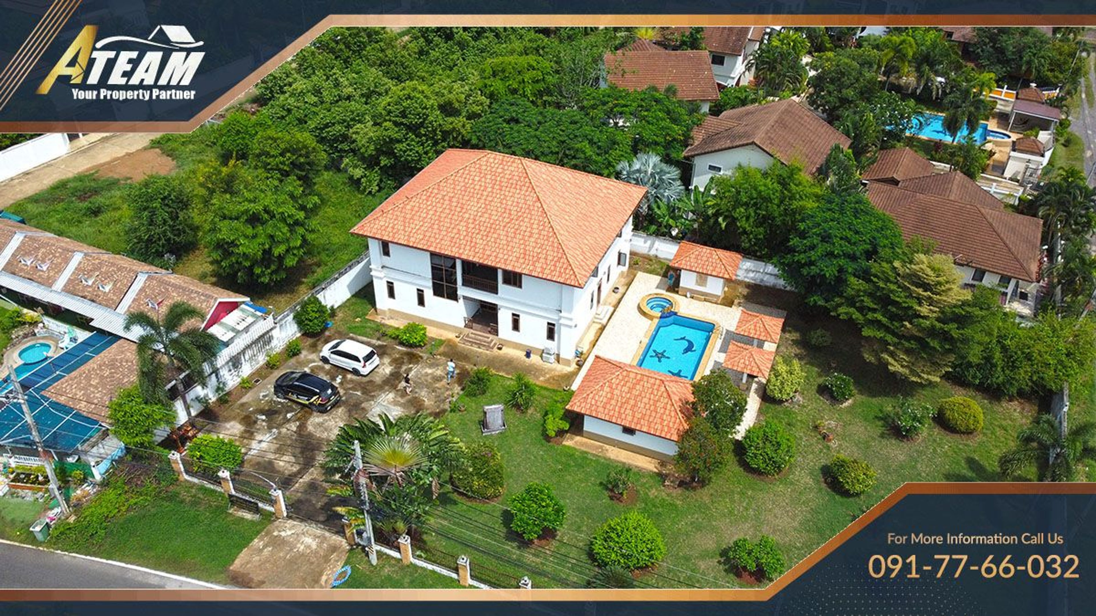 House / Villa For Rent - - 8 Bedrooms - 6 Bathrooms - Price ฿60,000 - 