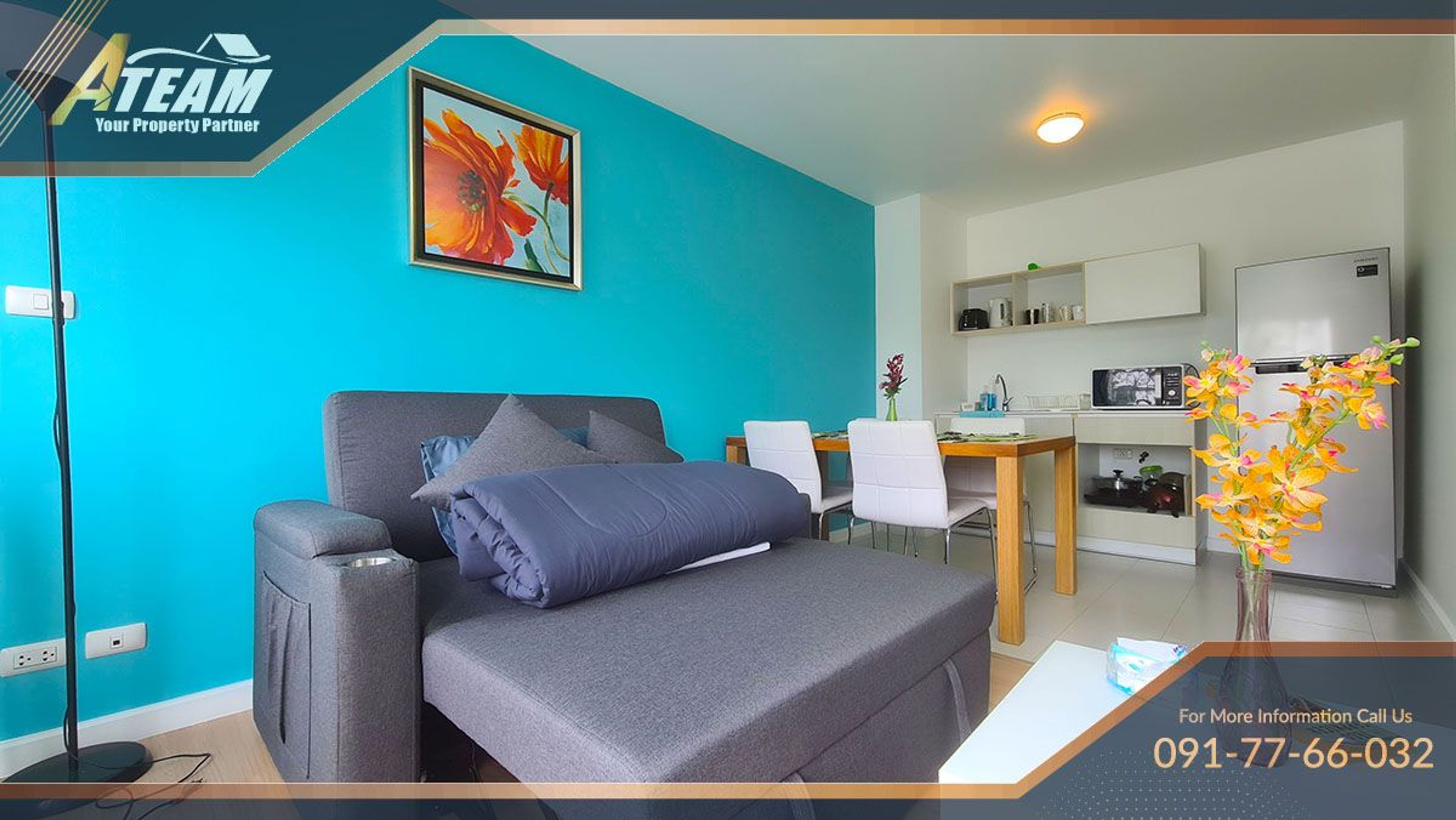 Apartment / Condo For Rent - - 1 Bedroom - 1 Bathroom - Price ฿18,000 