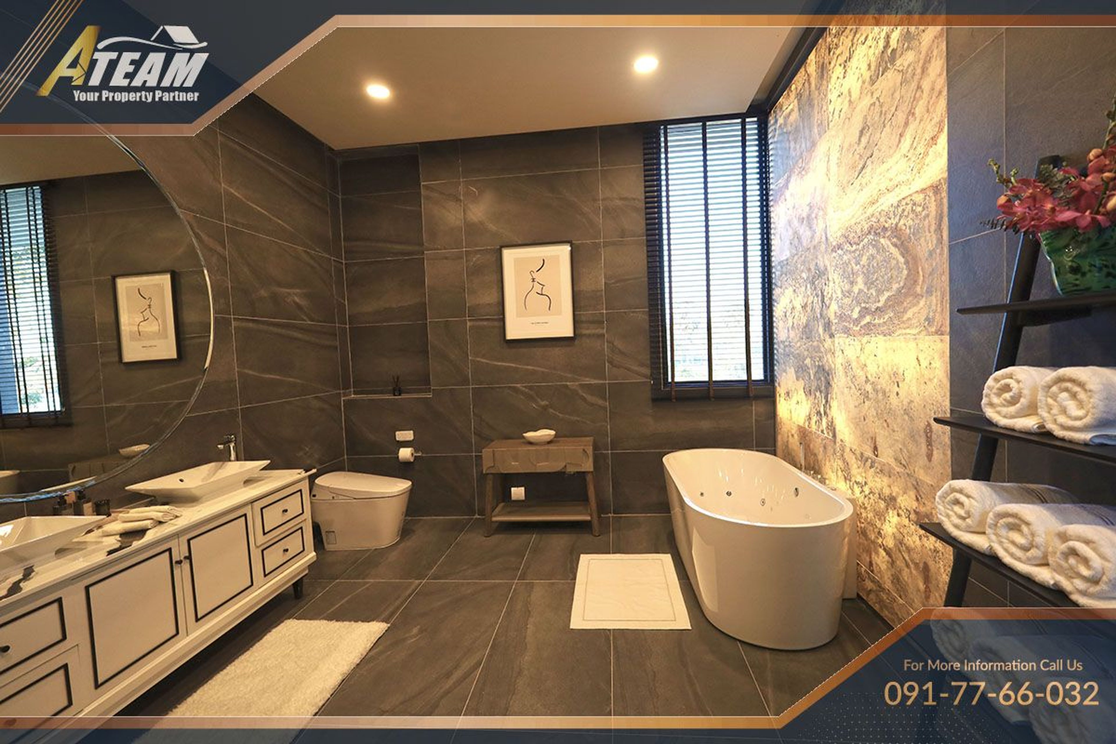  4-Bedroom, 5-Bathroom Luxury Pool Villa at Palm Hills Golf Course thumbnail 17