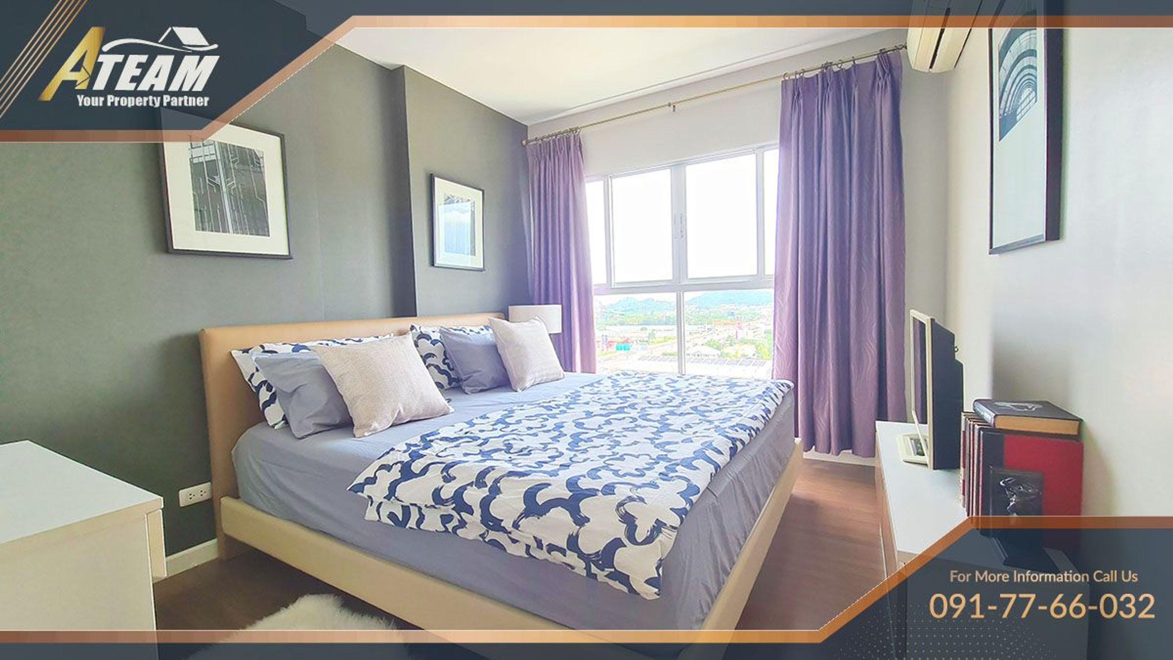 2 Bedroom 2 Bathroom high floor condo for rent at Baan Kieng Fah  thumbnail 4
