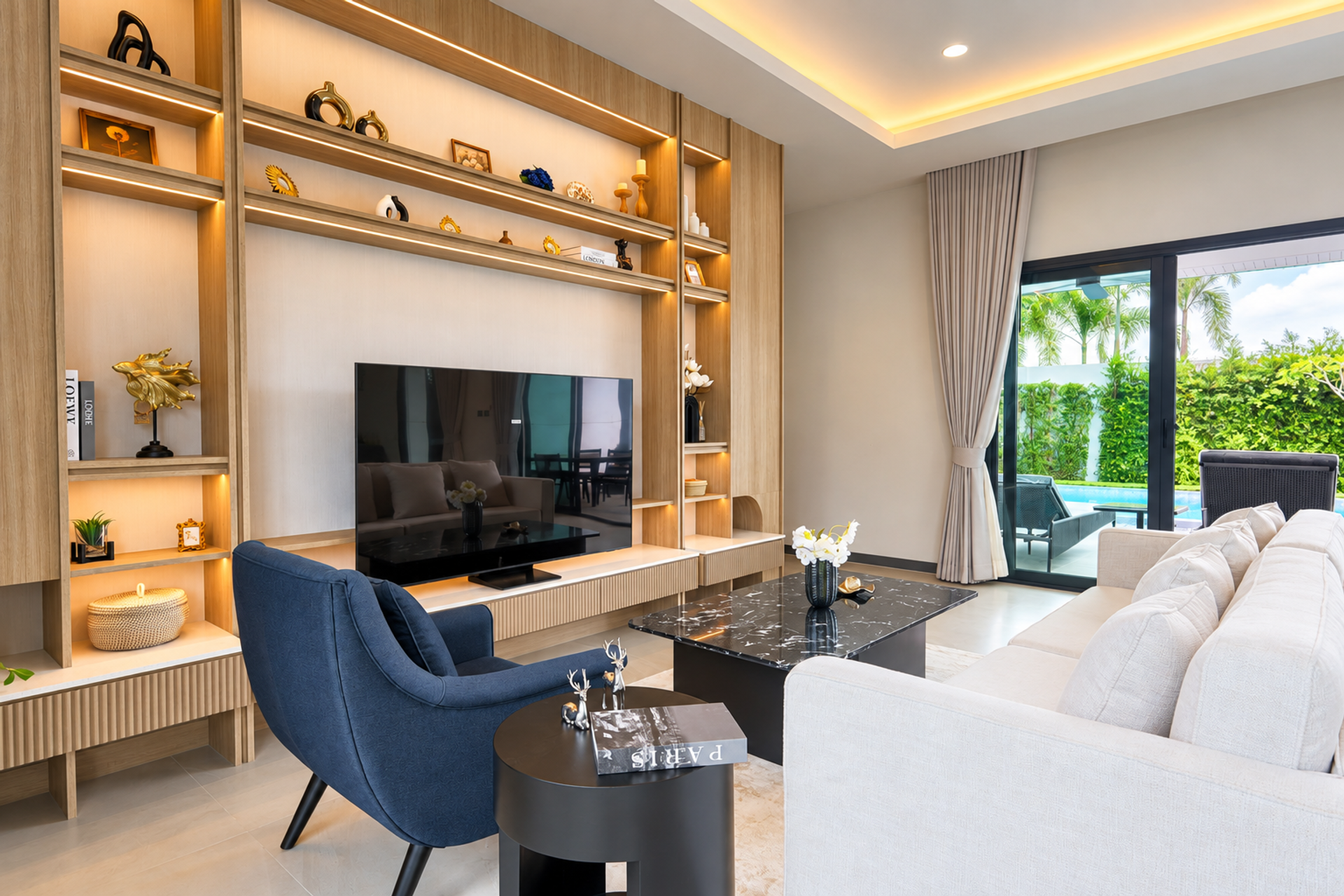 Villa spacieuse de 3 chambres à louer à Nantra Residence Hua Hin – 65 000 THB/mois