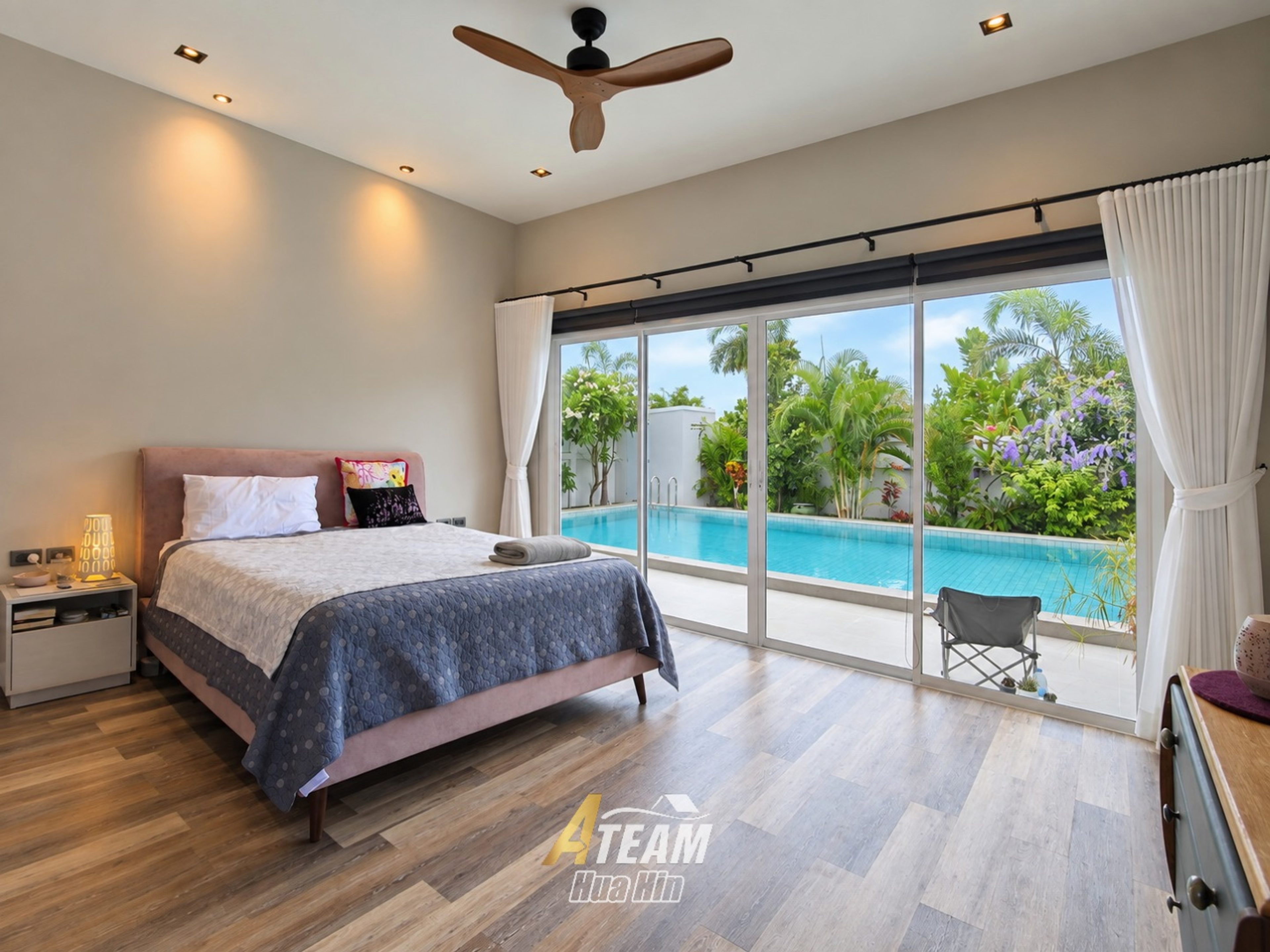 Spacious 4-Bedroom Pool Villa in Black Mountain Area thumbnail 22
