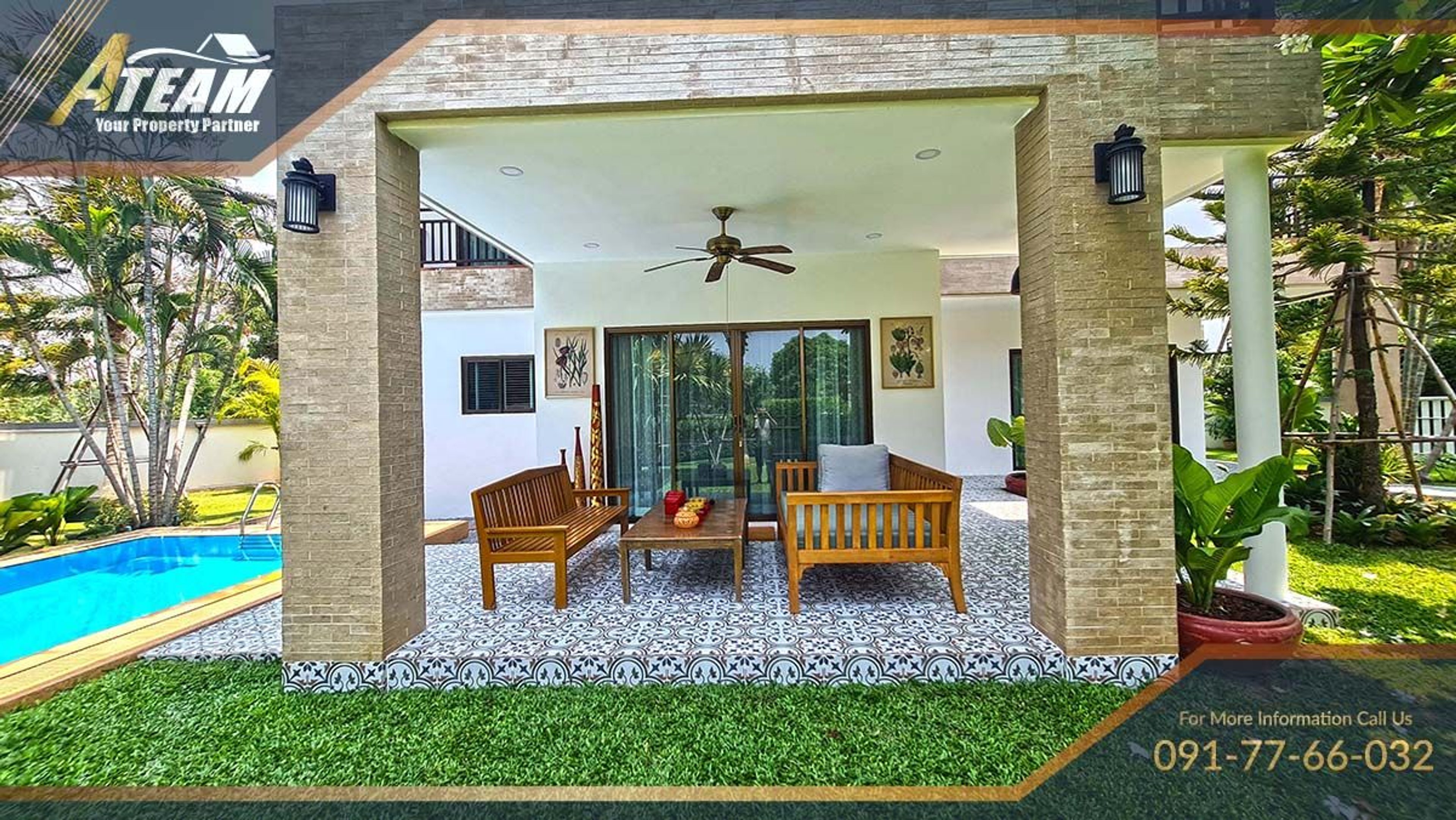 Beautifully renovated Contemporary corner plot house in Khao Tao thumbnail 59