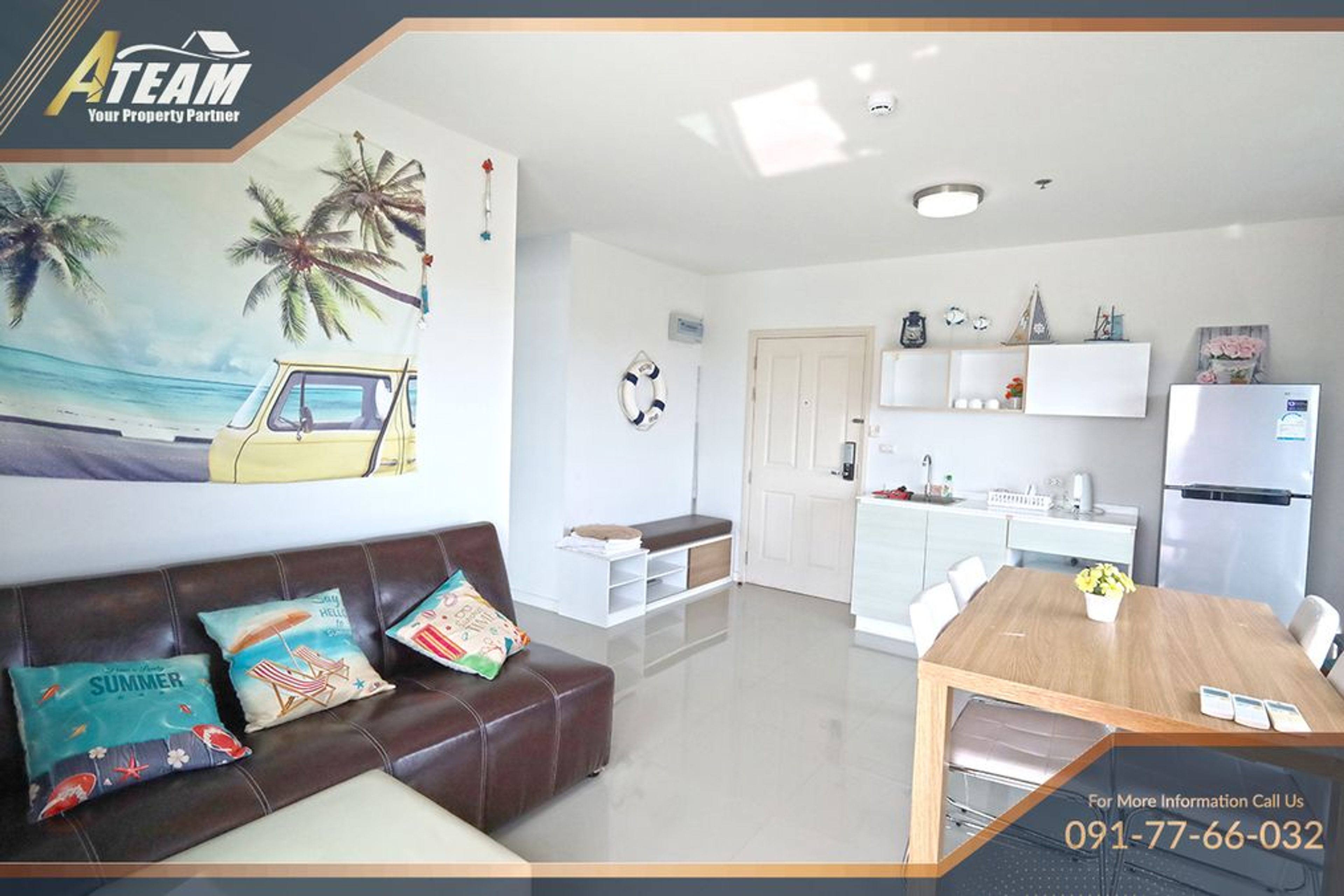 Baan Kiang Fah 2 Beds 2 Baths – on 9th floor Sea view thumbnail 16