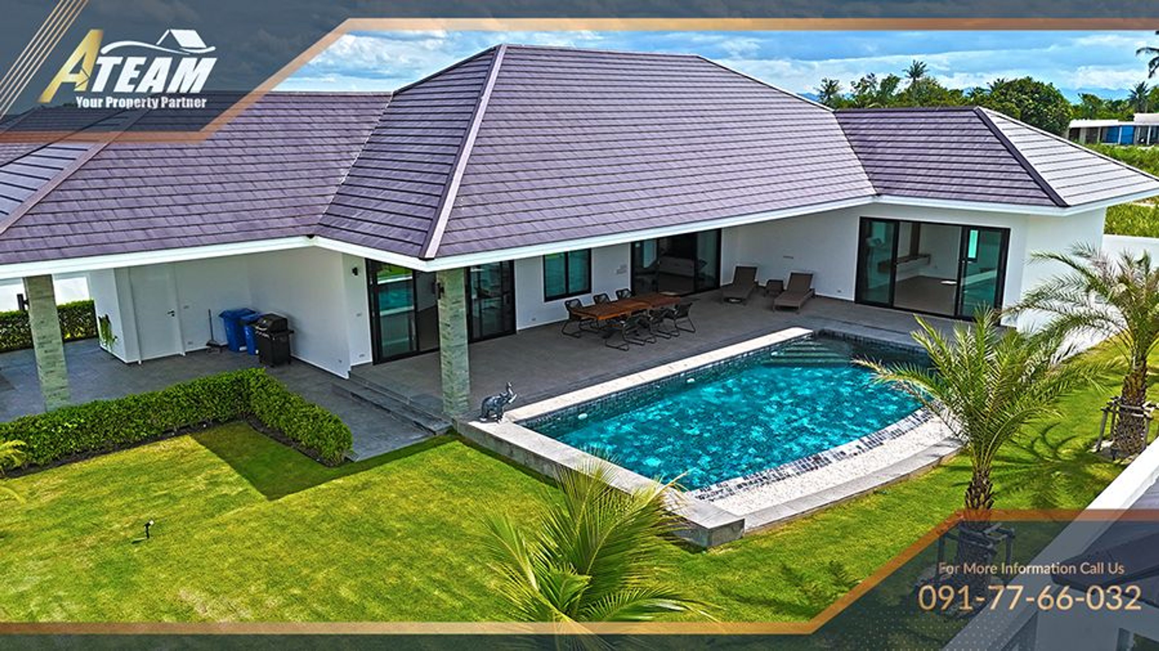 Highland Villas 2 – Modern 3-Bedroom Eco Pool Villa in Hua Hin RENT
