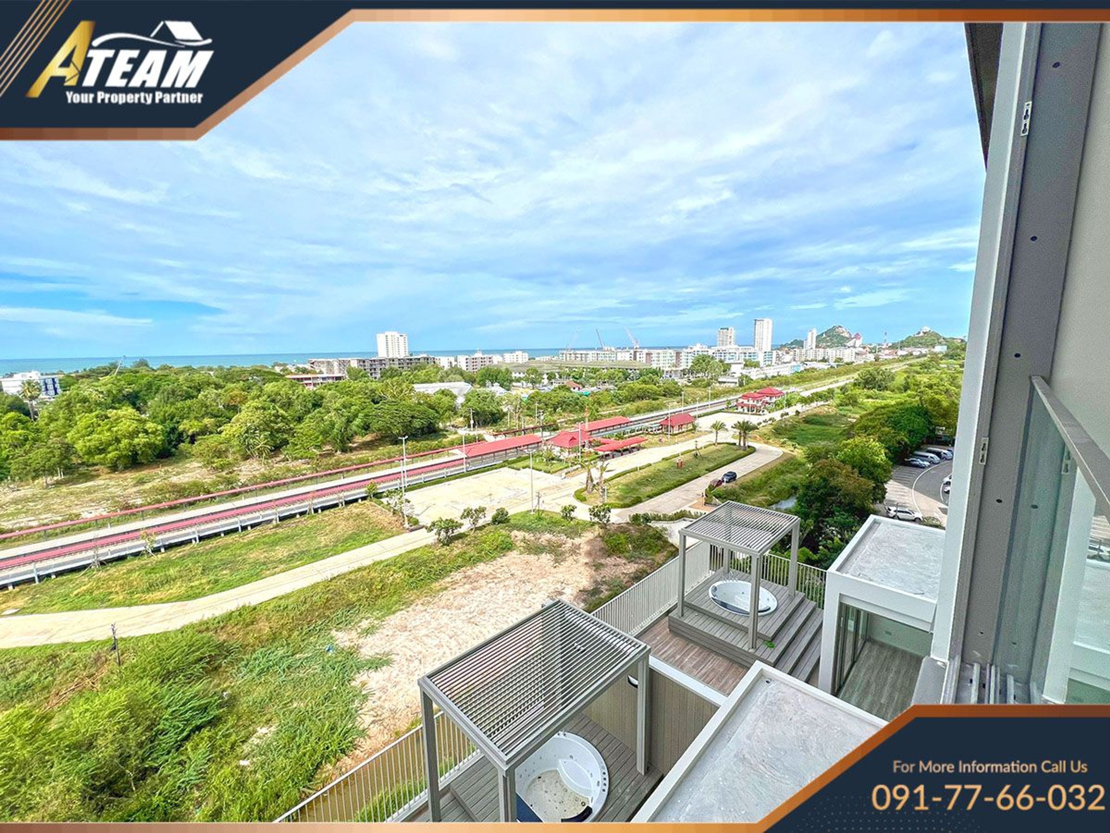 Sea View Condo at Vehha Hua Hin on 10th floor for rent  thumbnail 5