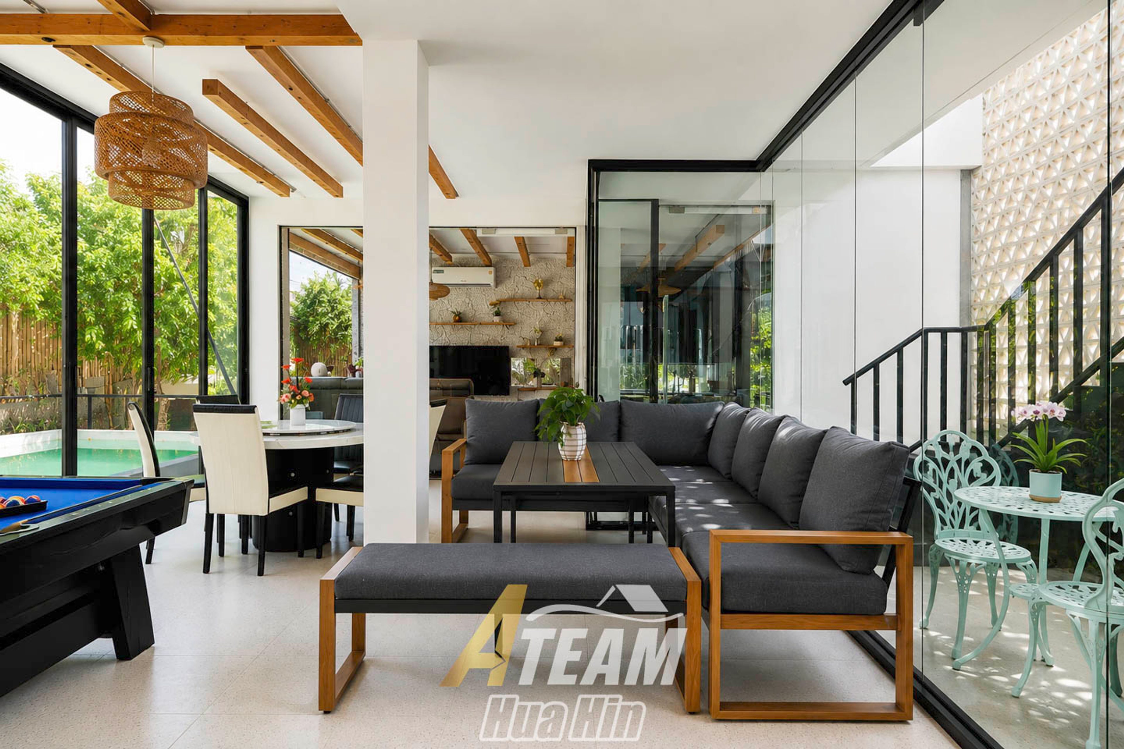 Exclusive 3-Bedroom Pool Villa with Sauna & Outdoor Bathtub – Hua Hin thumbnail 12