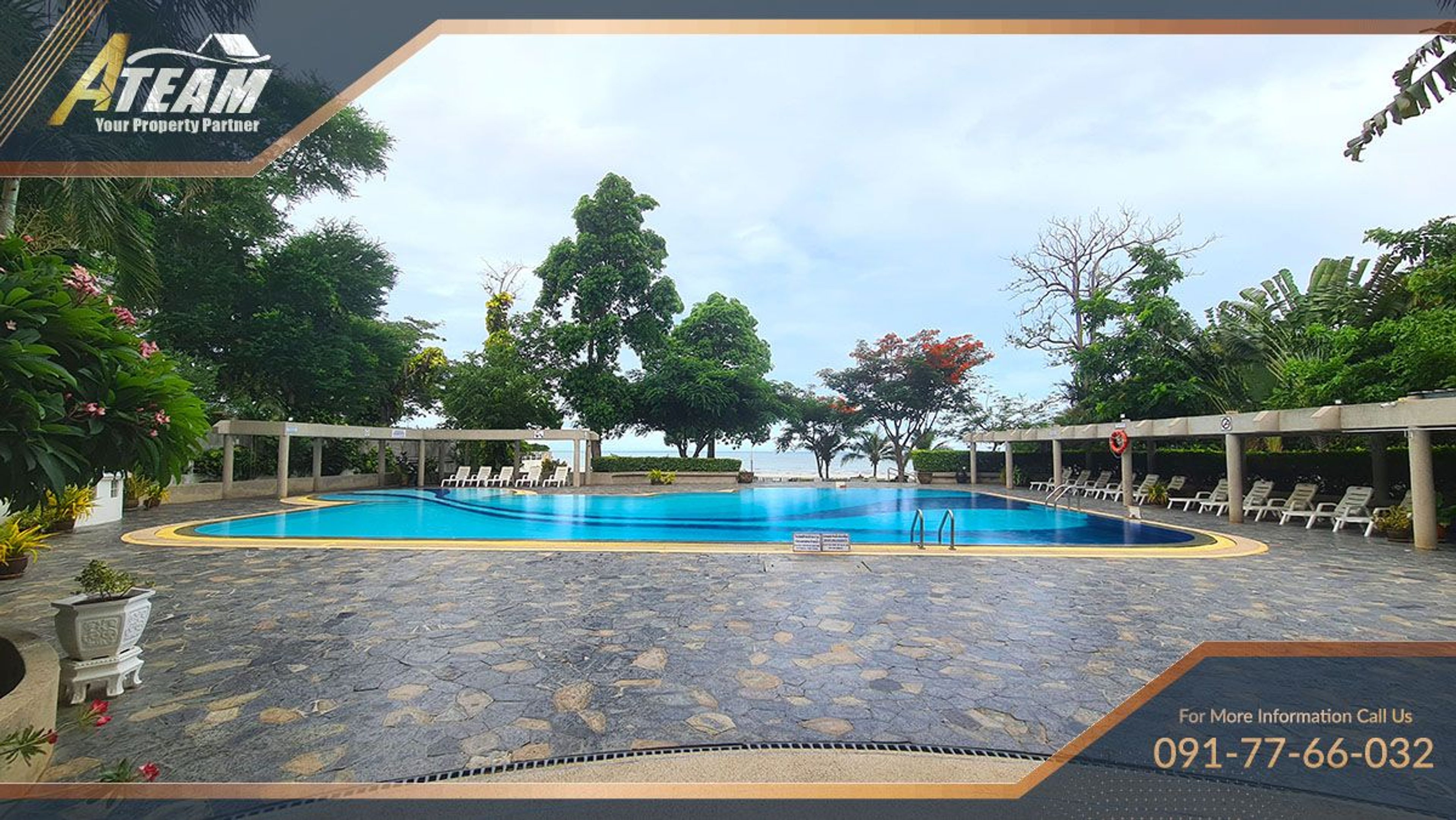 1 Bedroom Beachfront Condo with Seaview in Cha-Am For sale thumbnail 6